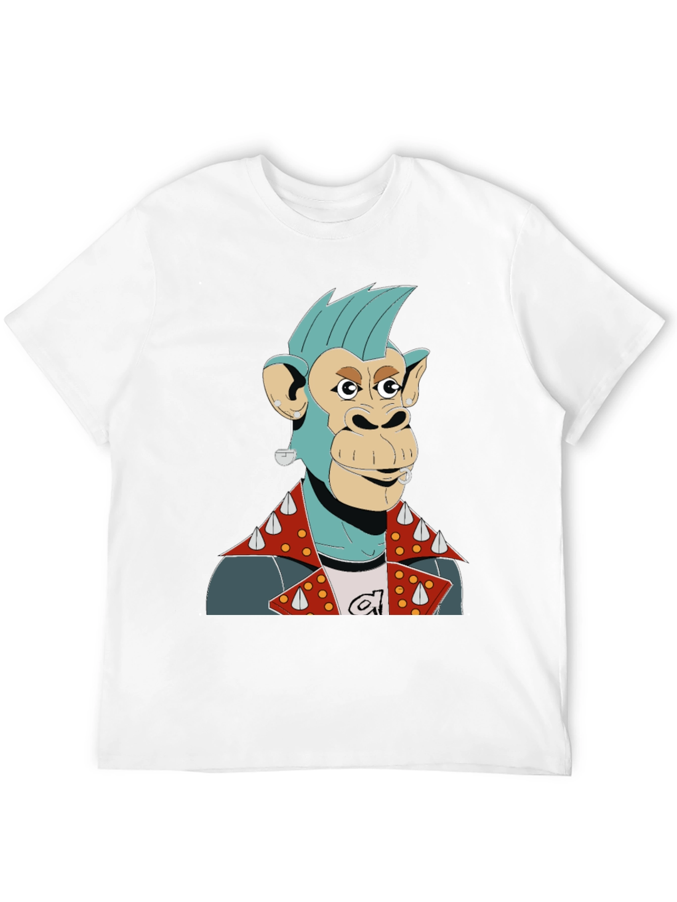 Punk Ape Graphic Tee - Cool & Unique Design