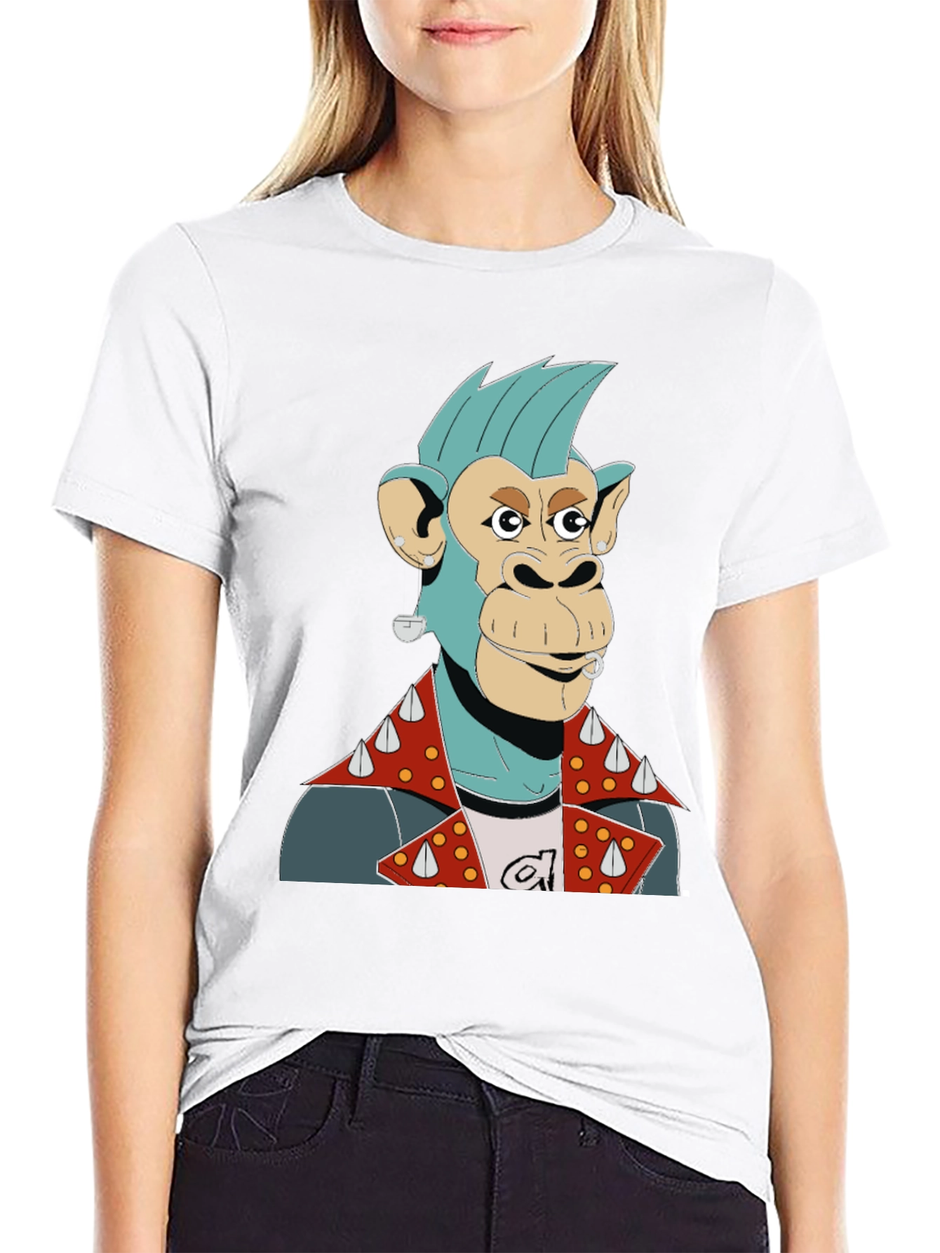 Punk Ape Graphic Tee - Cool & Unique Design