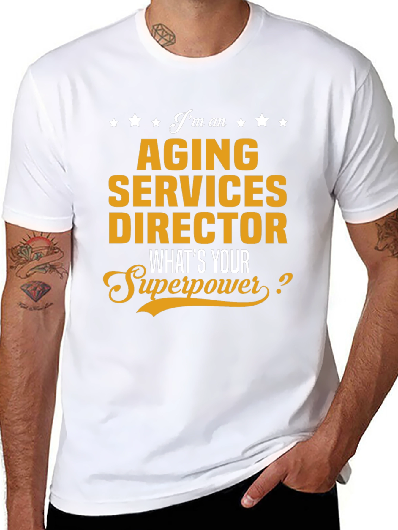 Aging Services Director Superpower T-Shirt