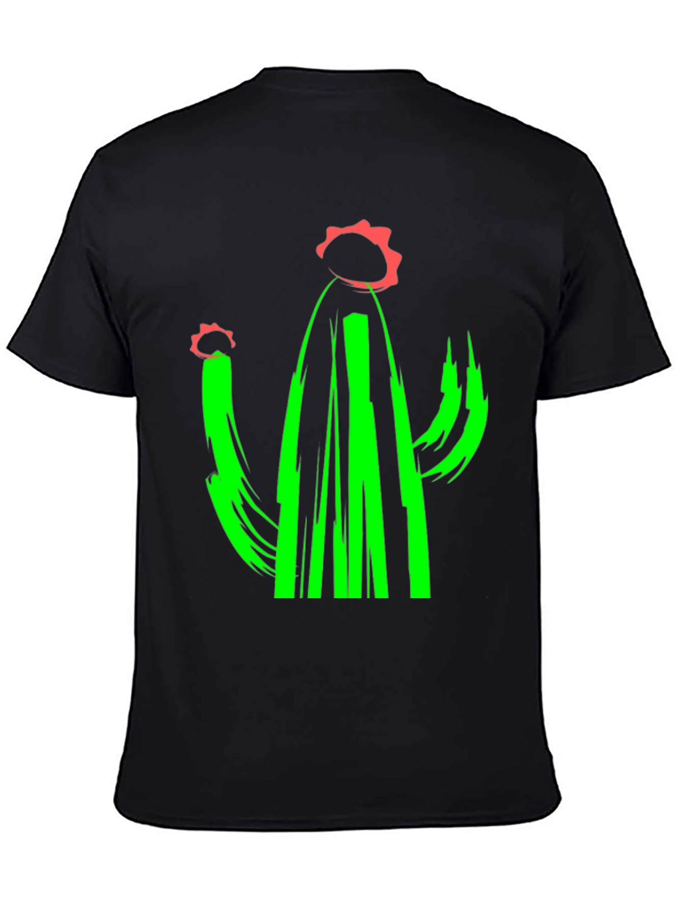 Cactus Graphic Tee - Modern Art T-Shirt