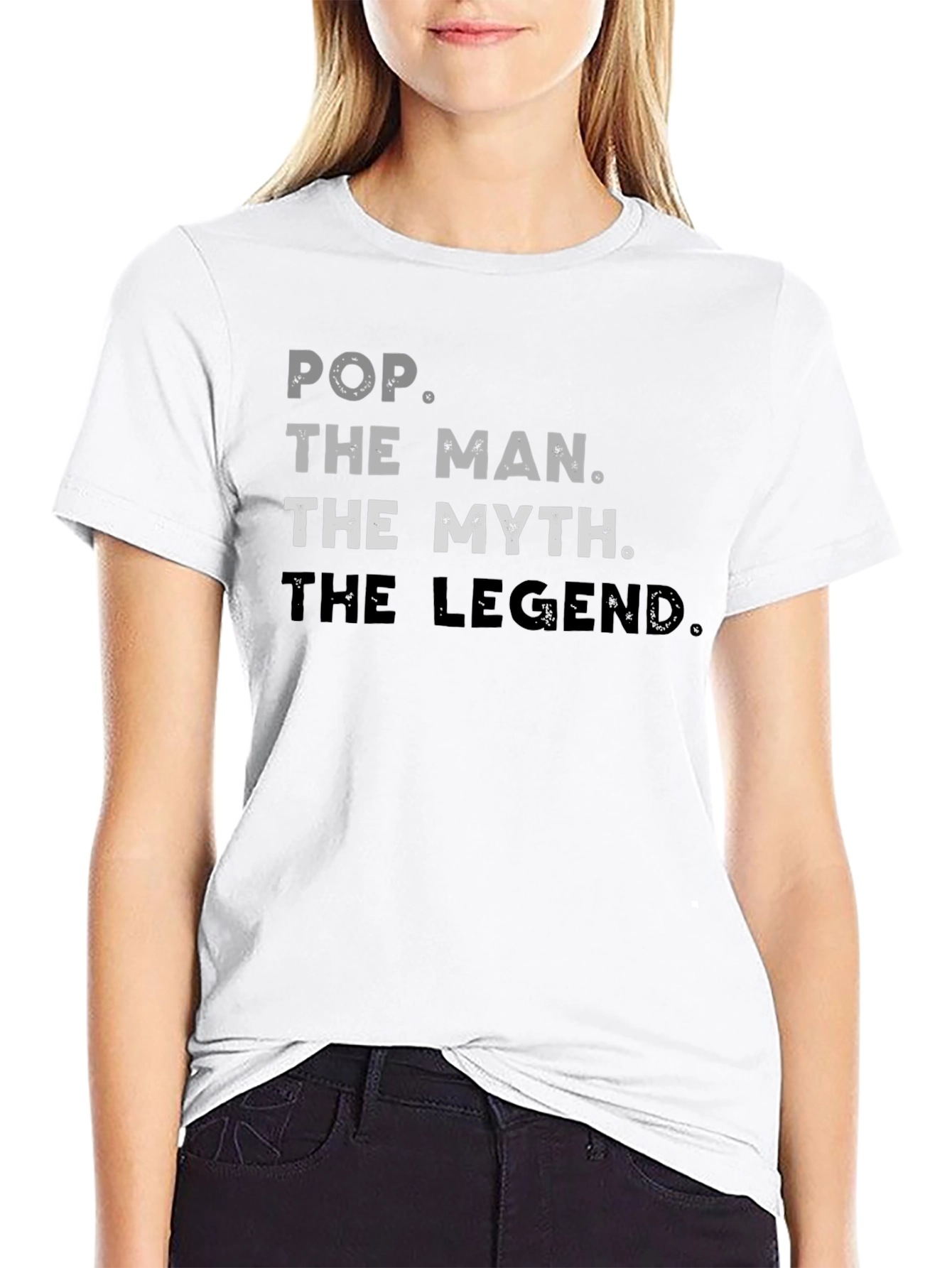 Pop The Man Myth Legend Graphic T-Shirt