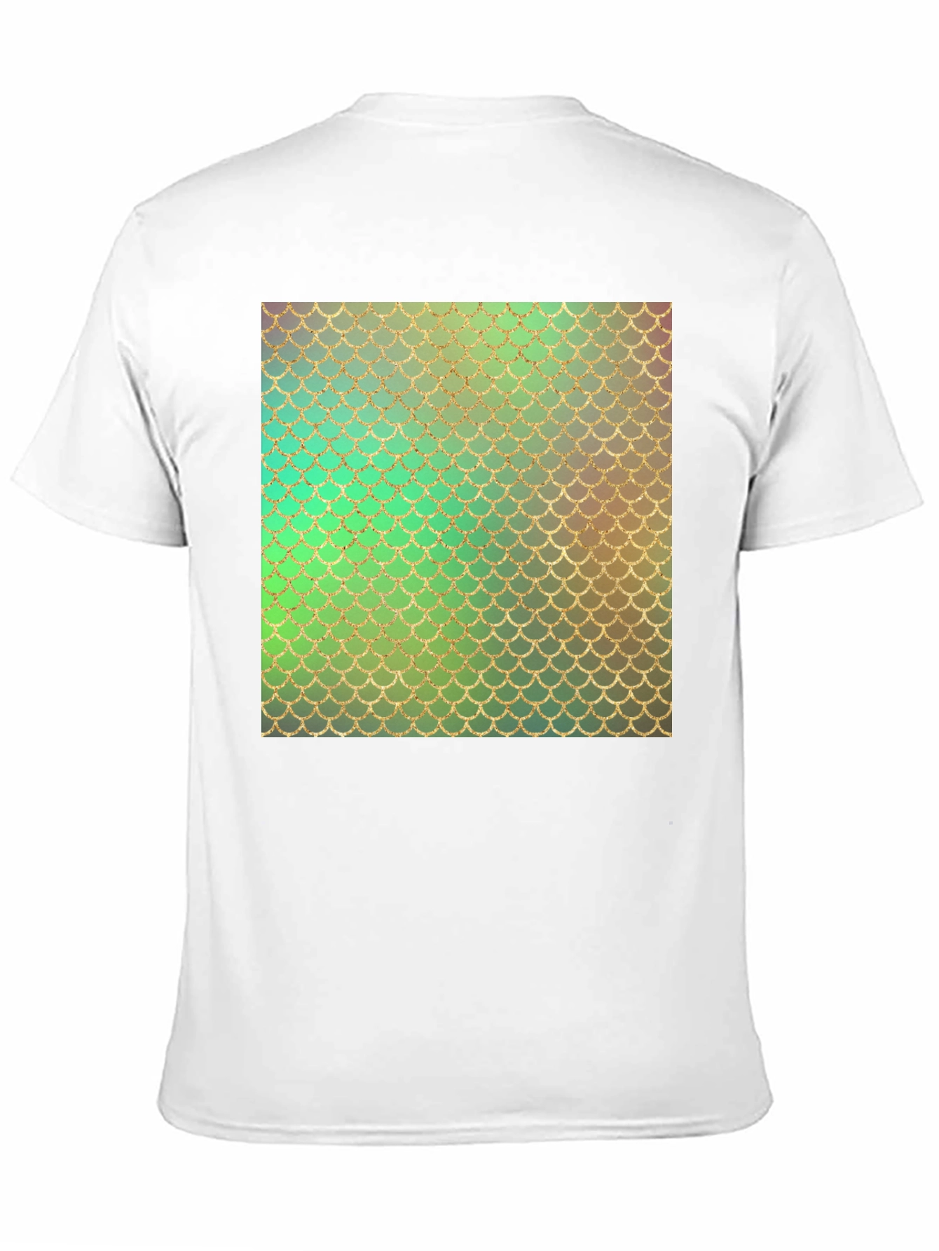 Scales Pattern Mens Tee - Black