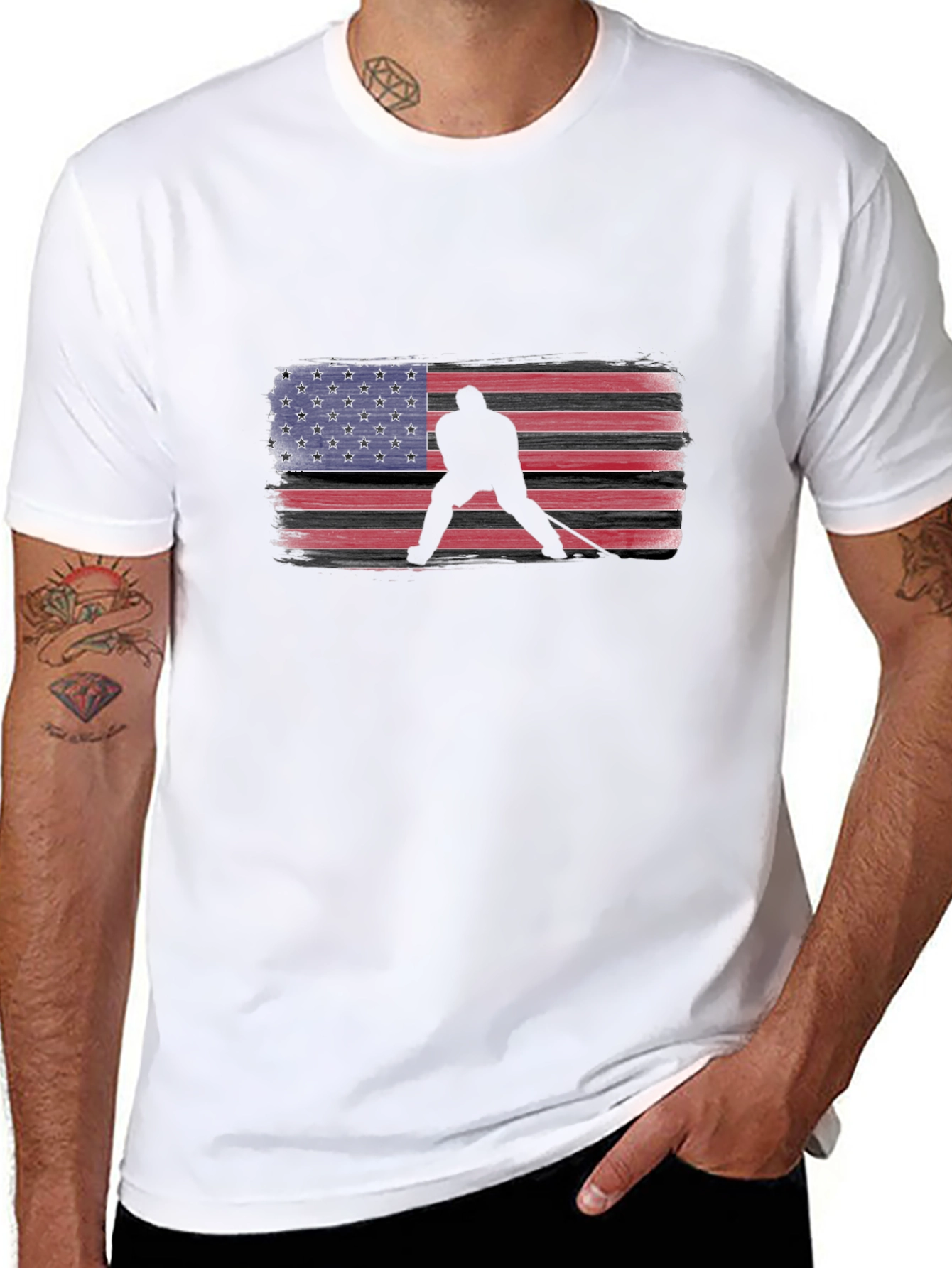 USA Hockey T-Shirt - Patriotic Sportswear