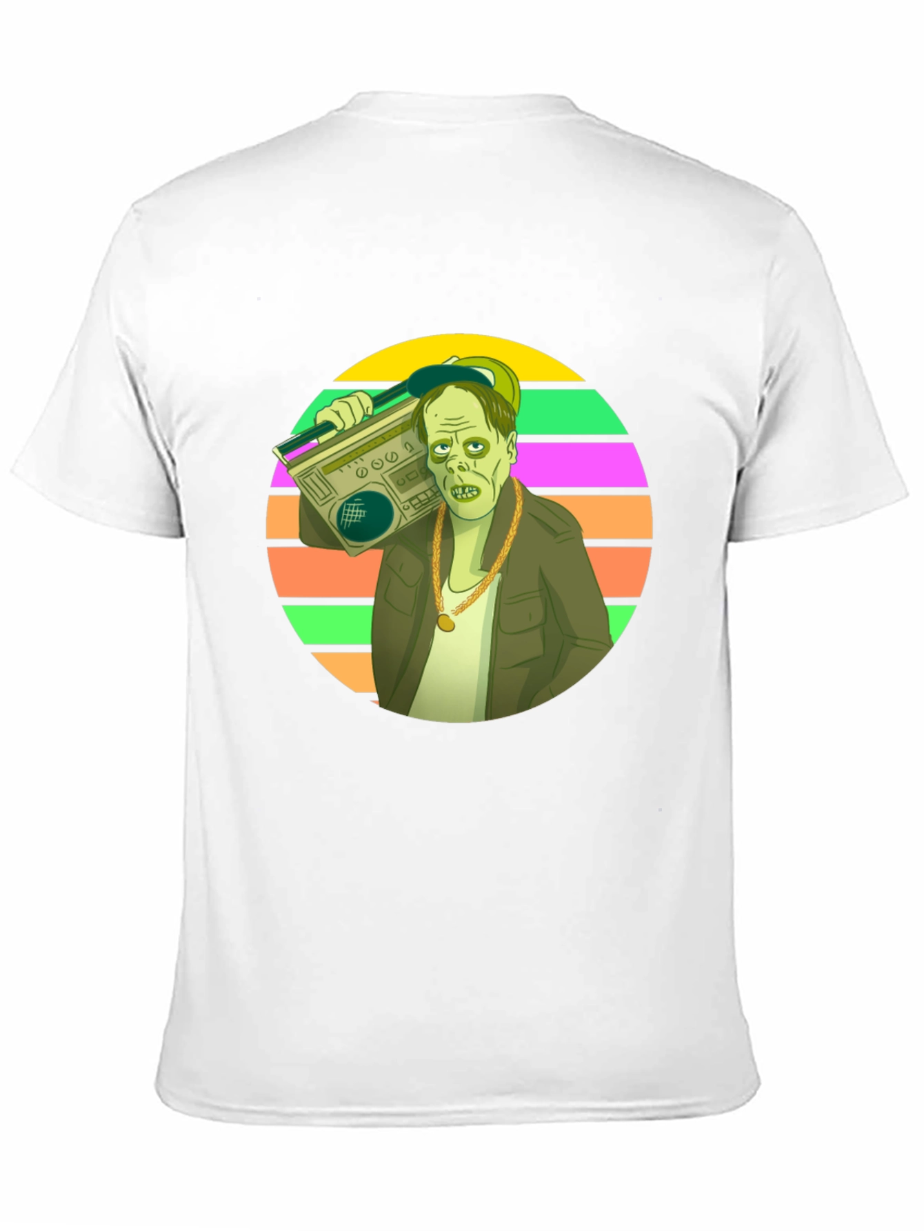Retro Zombie Boombox T-Shirt