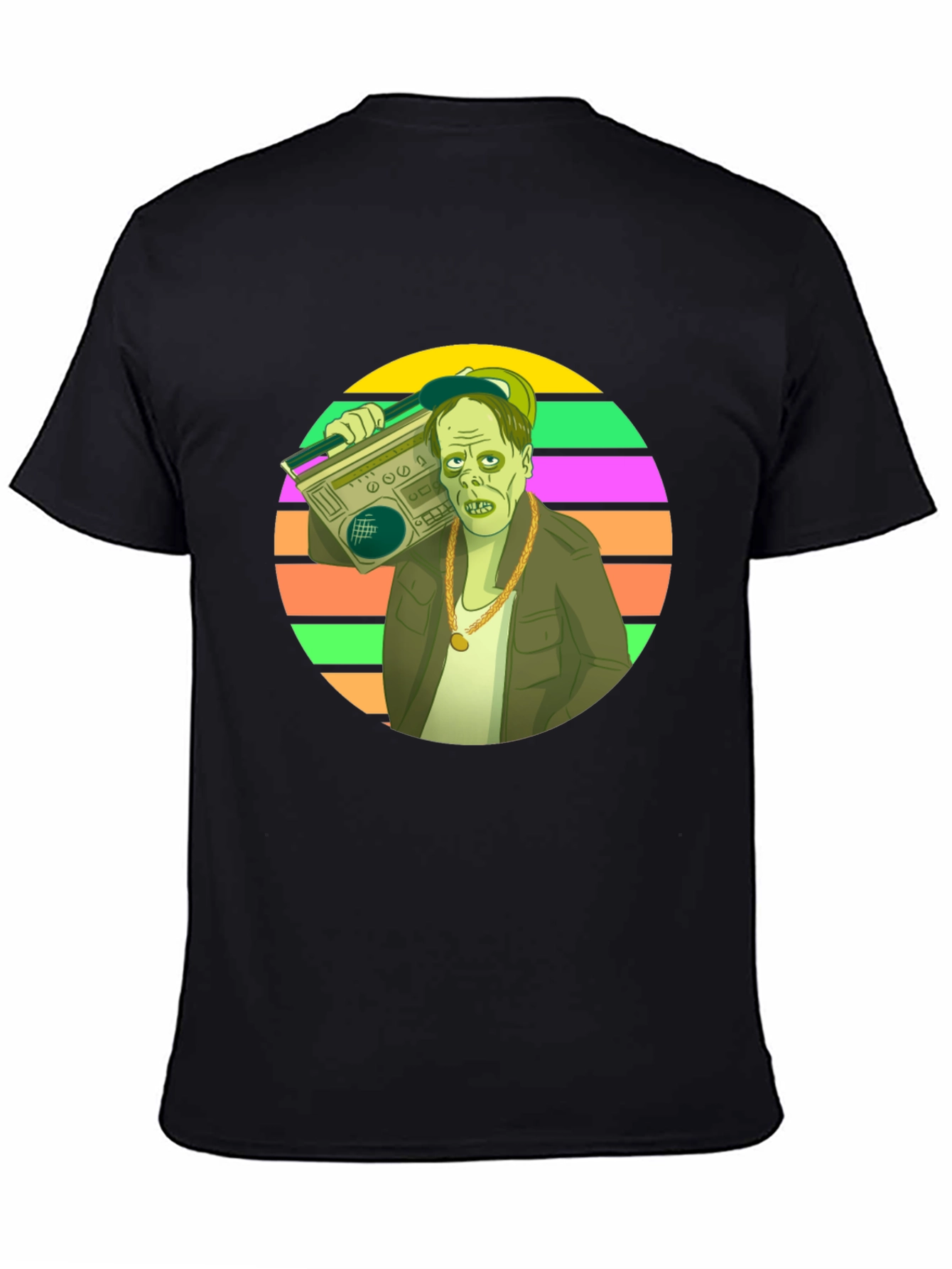 Retro Zombie Boombox T-Shirt