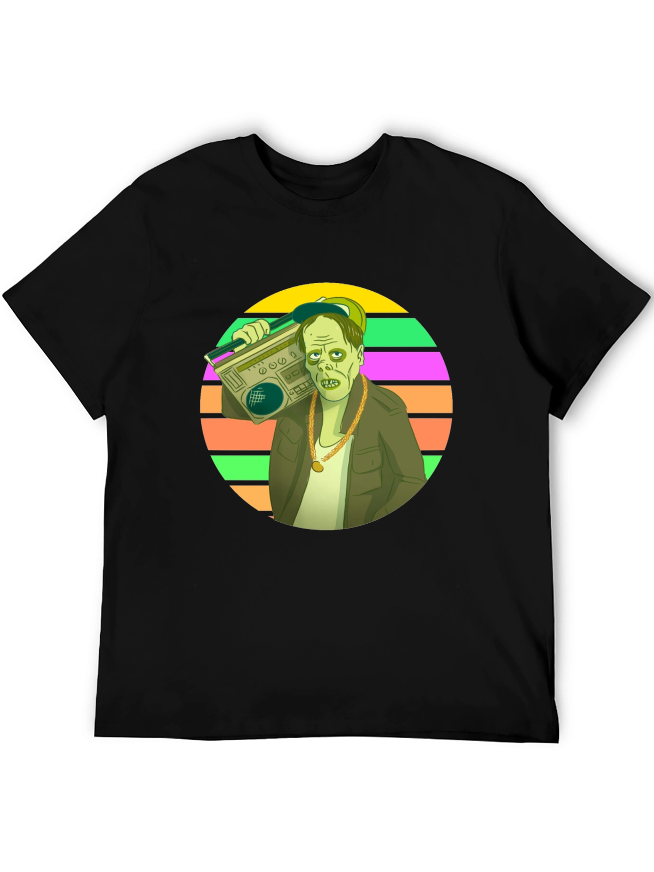 Retro Zombie Boombox T-Shirt