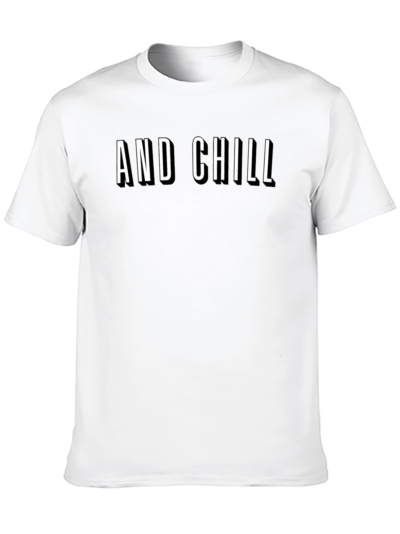 AND CHILL Graphic Tee - Trendy Casual Comfort