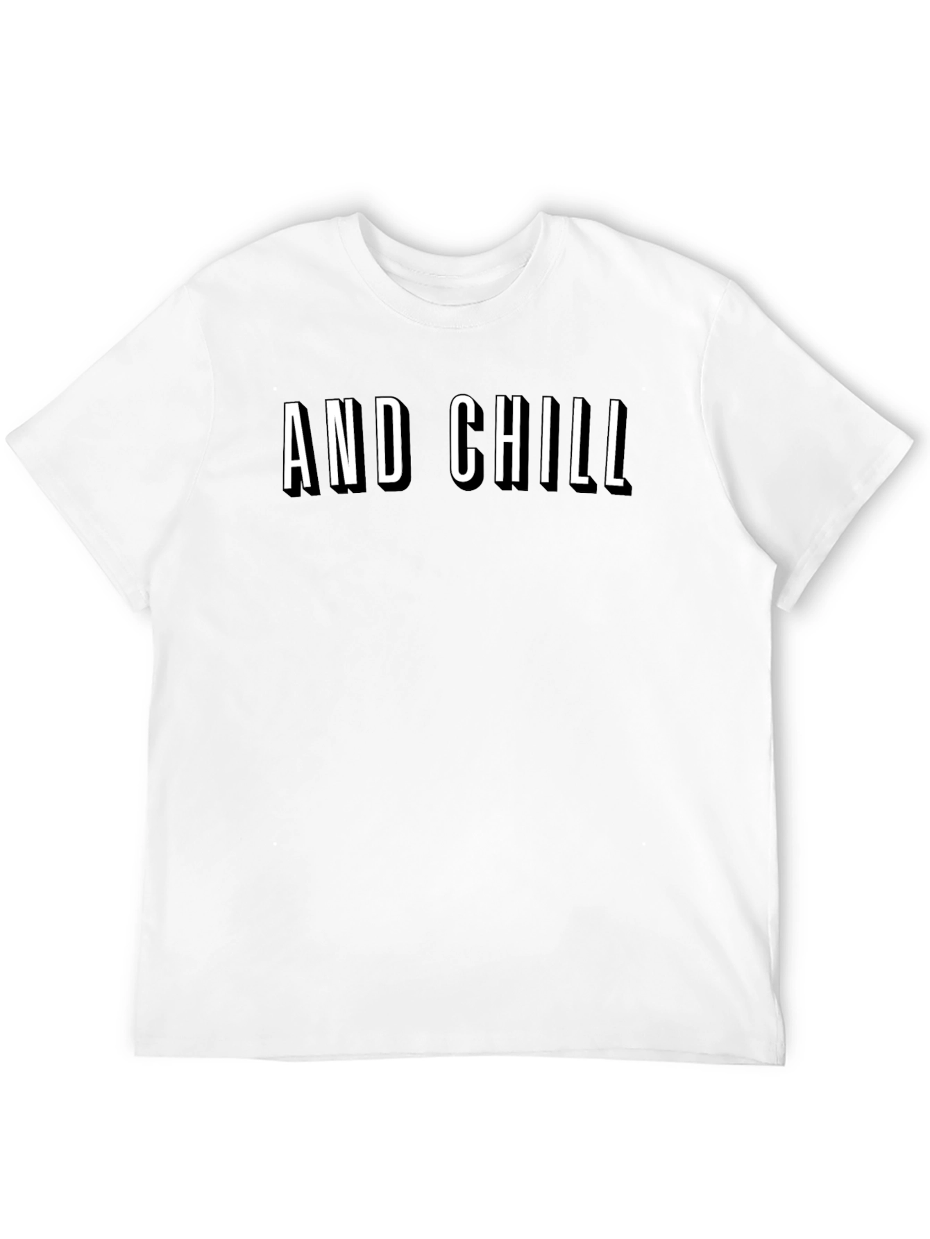 AND CHILL Graphic Tee - Trendy Casual Comfort