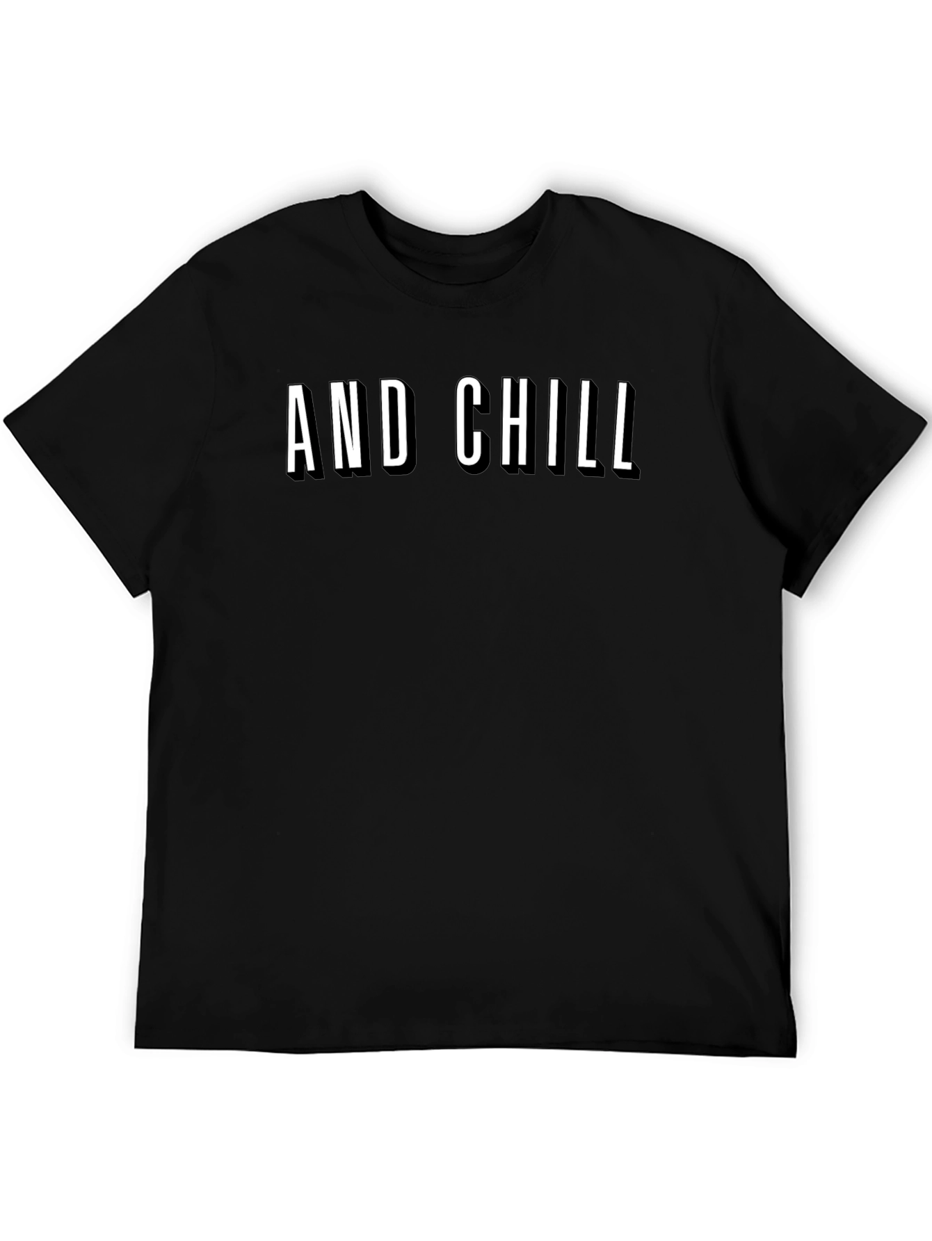 AND CHILL Graphic Tee - Trendy Casual Comfort
