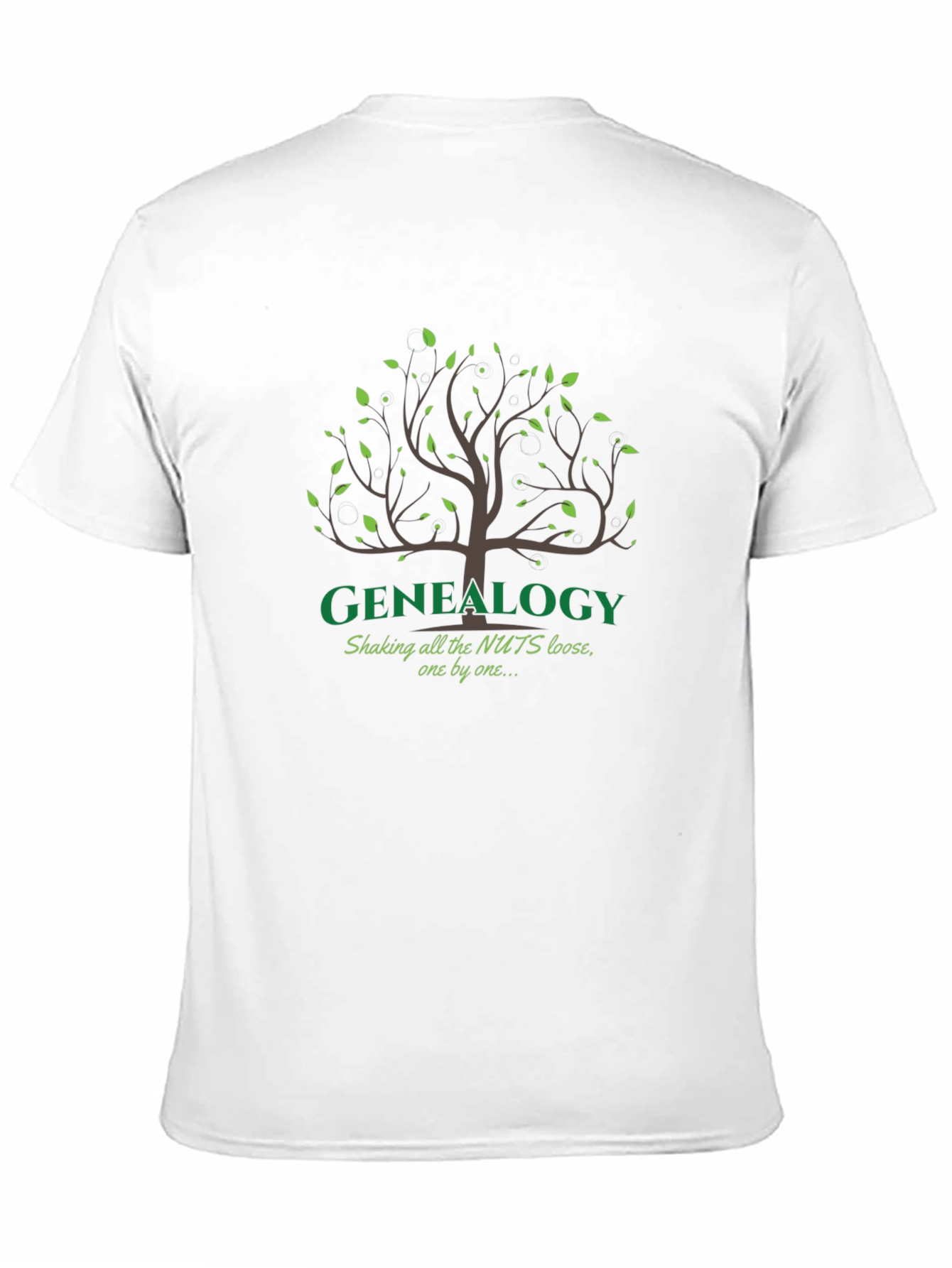 Genealogy Tree T-Shirt - Shaking All The Nuts Loose