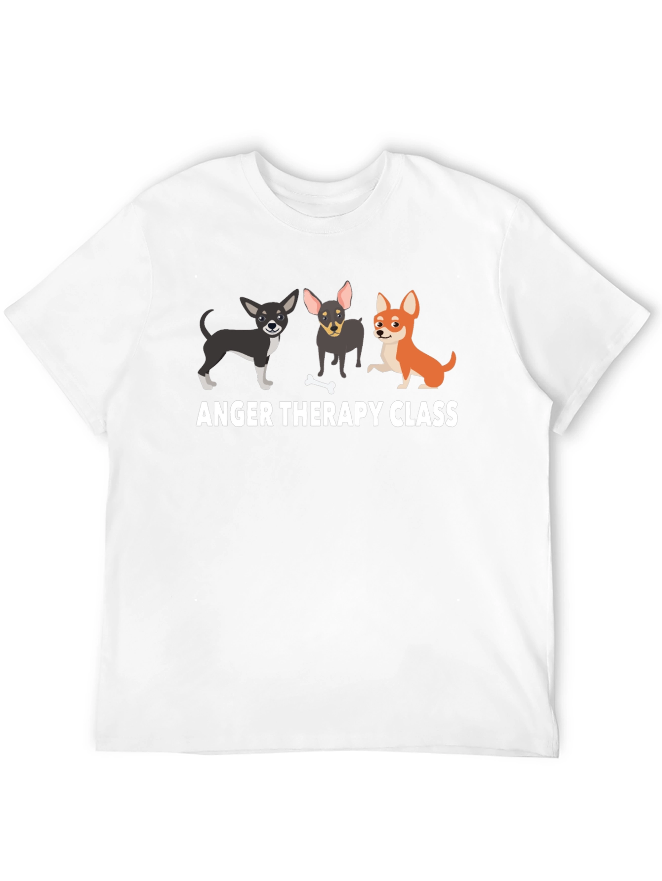 Anger Therapy Class T-Shirt Funny Dog Lover Tee