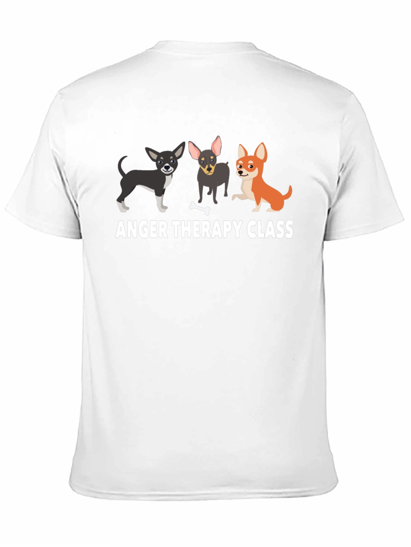 Anger Therapy Class T-Shirt Funny Dog Lover Tee