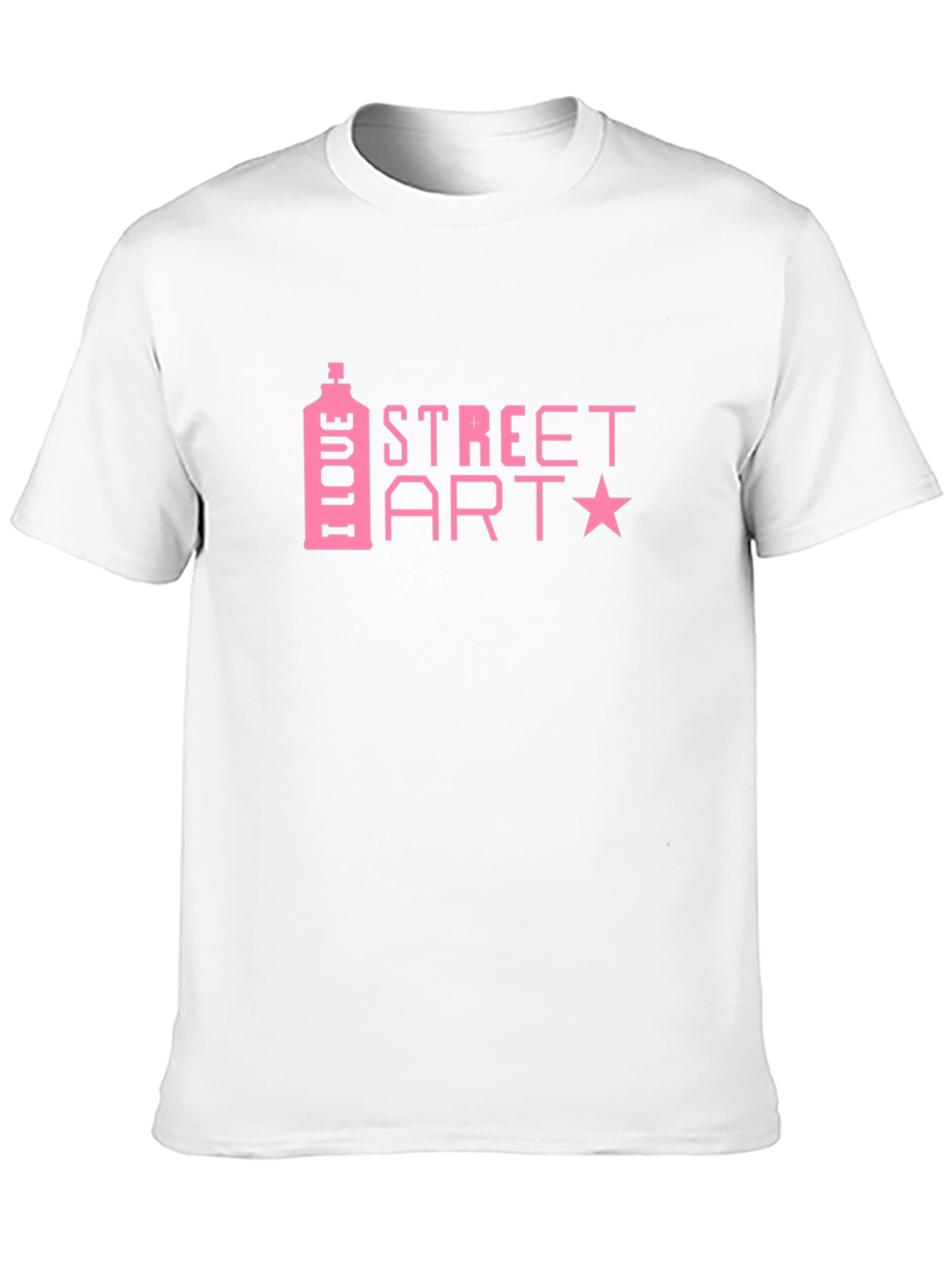 I Love Street Art Black T-Shirt