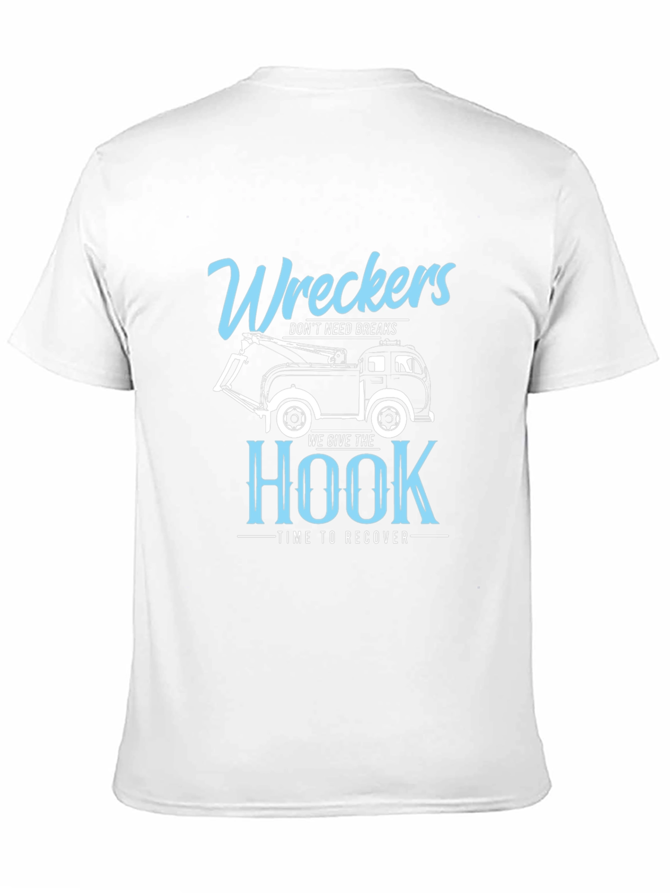 Wreckers We Give the Hook Black Graphic T-Shirt