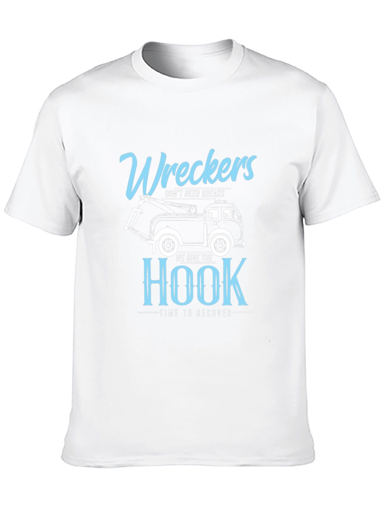 Wreckers We Give the Hook Black Graphic T-Shirt