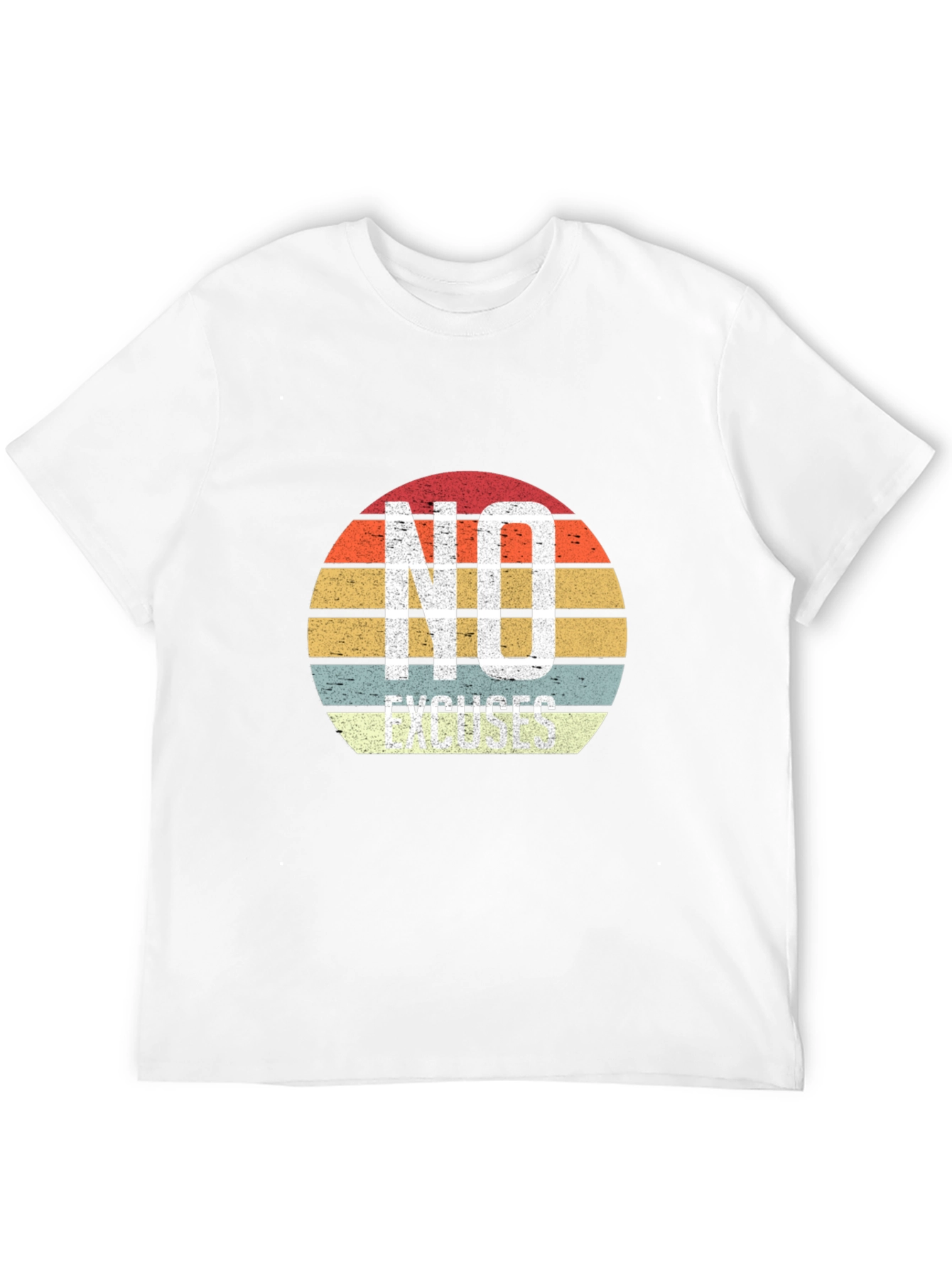 No Excuses Retro Graphic T-Shirt