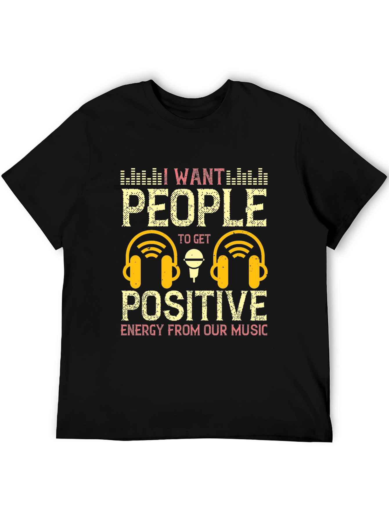 Positive Energy Music Graphic T-Shirt