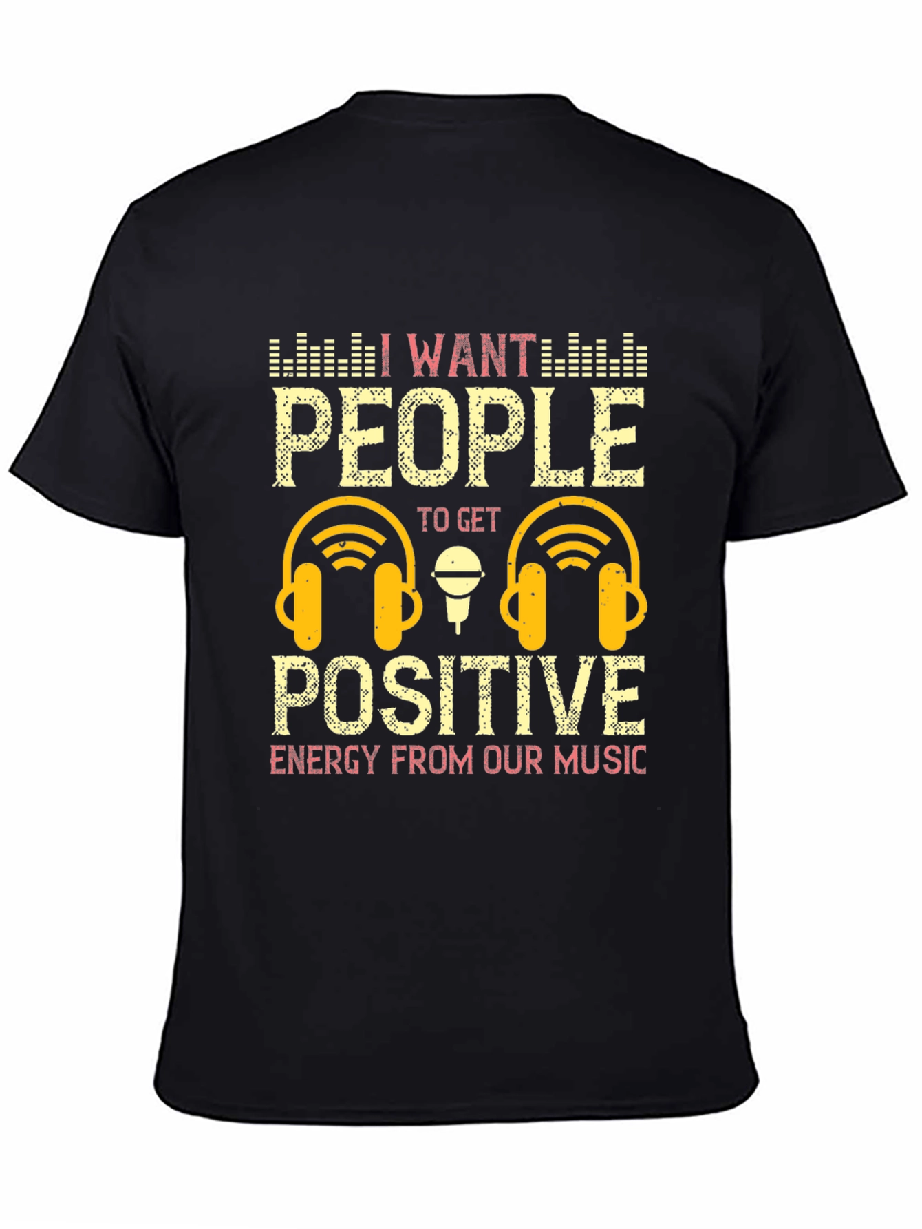 Positive Energy Music Graphic T-Shirt