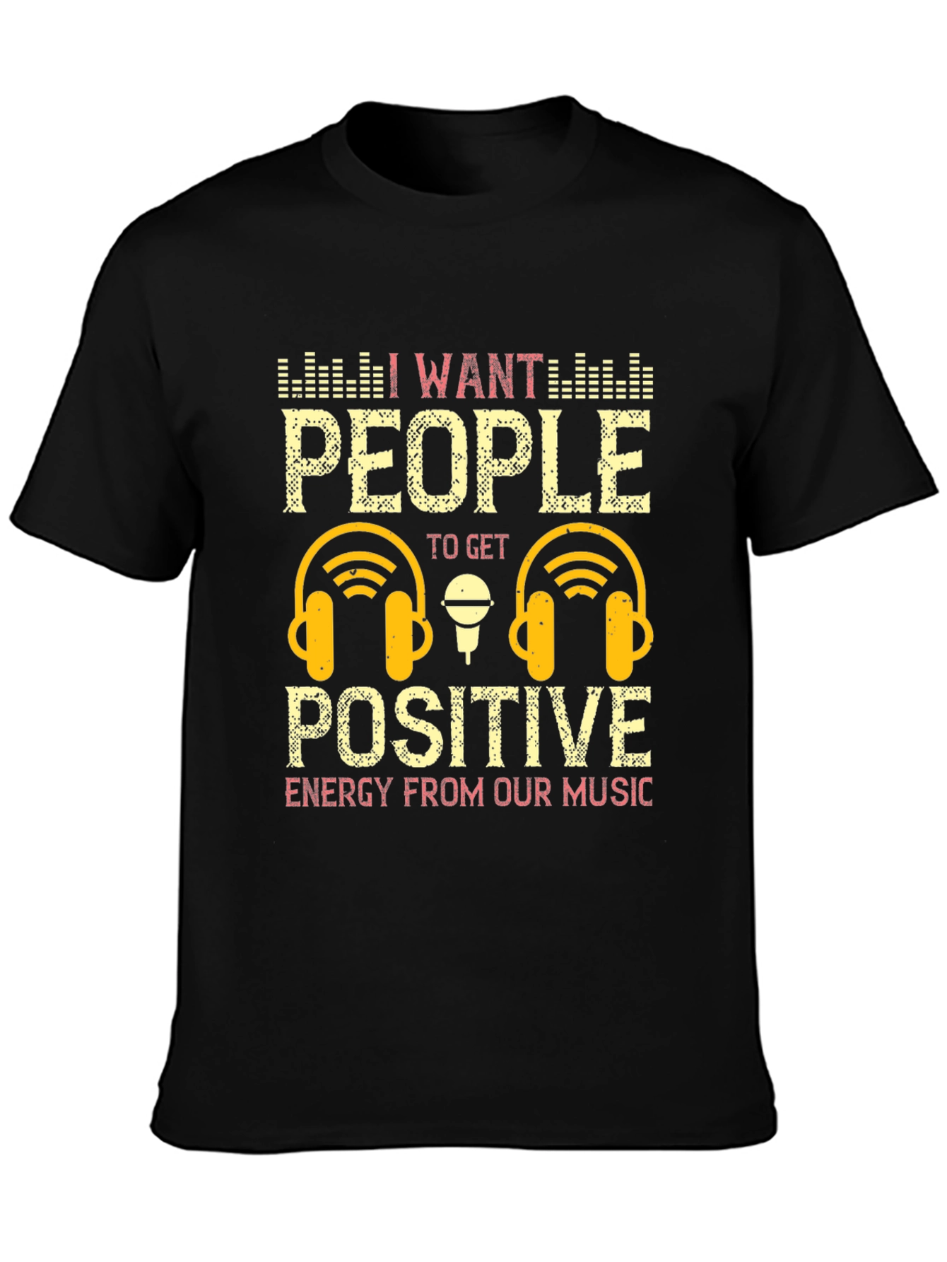 Positive Energy Music Graphic T-Shirt