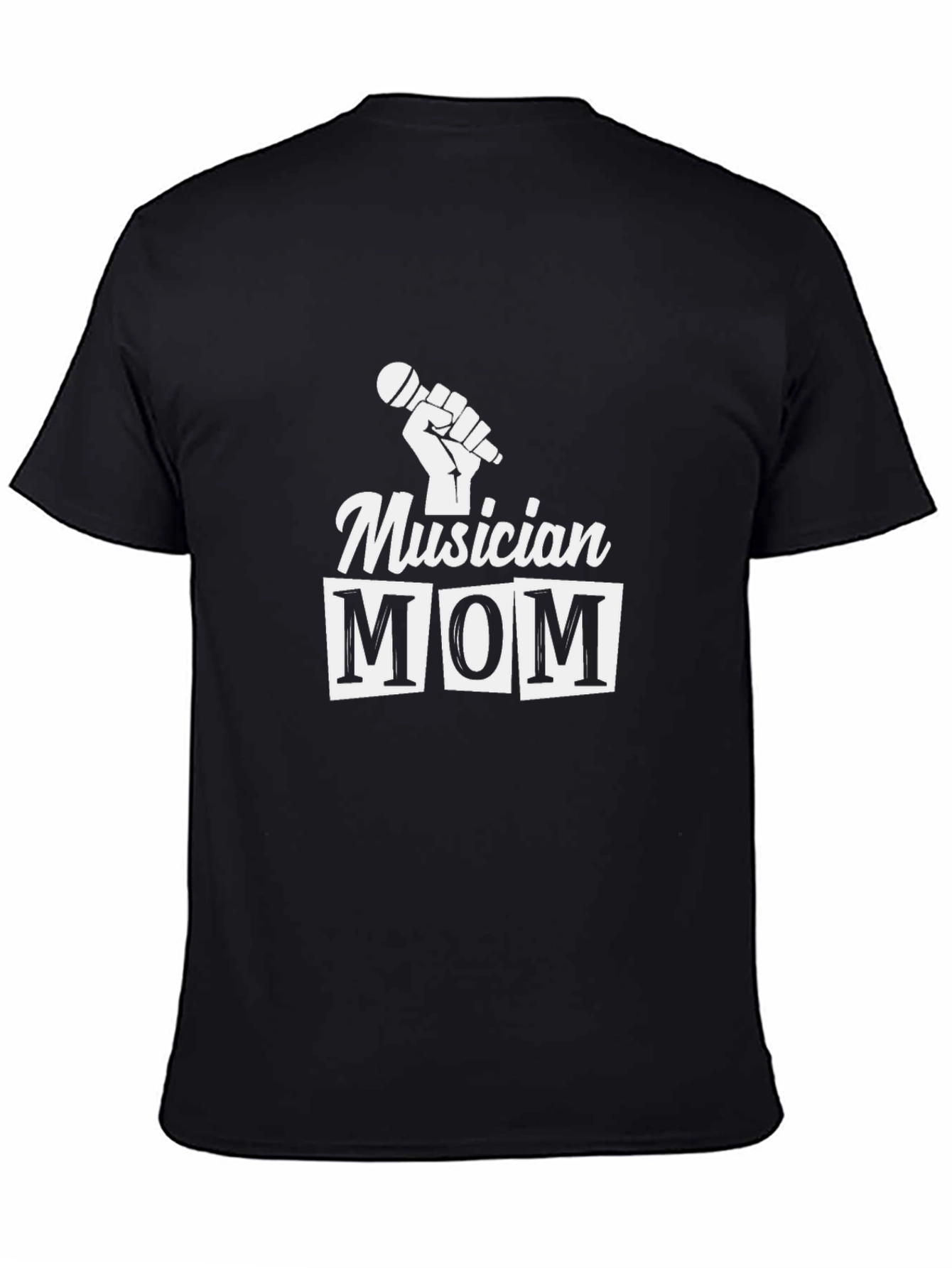Musician Mom T-Shirt - Black Graphic Tee