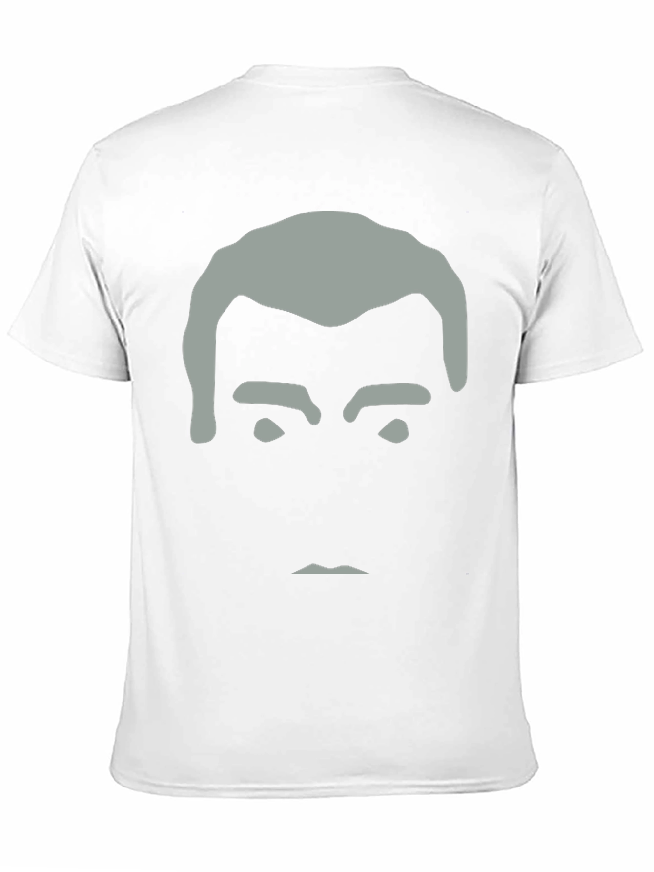 Minimalist Face Graphic Black T-Shirt