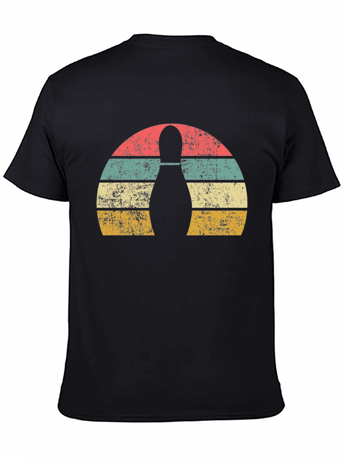 Retro Bowling Pin Graphic T-Shirt