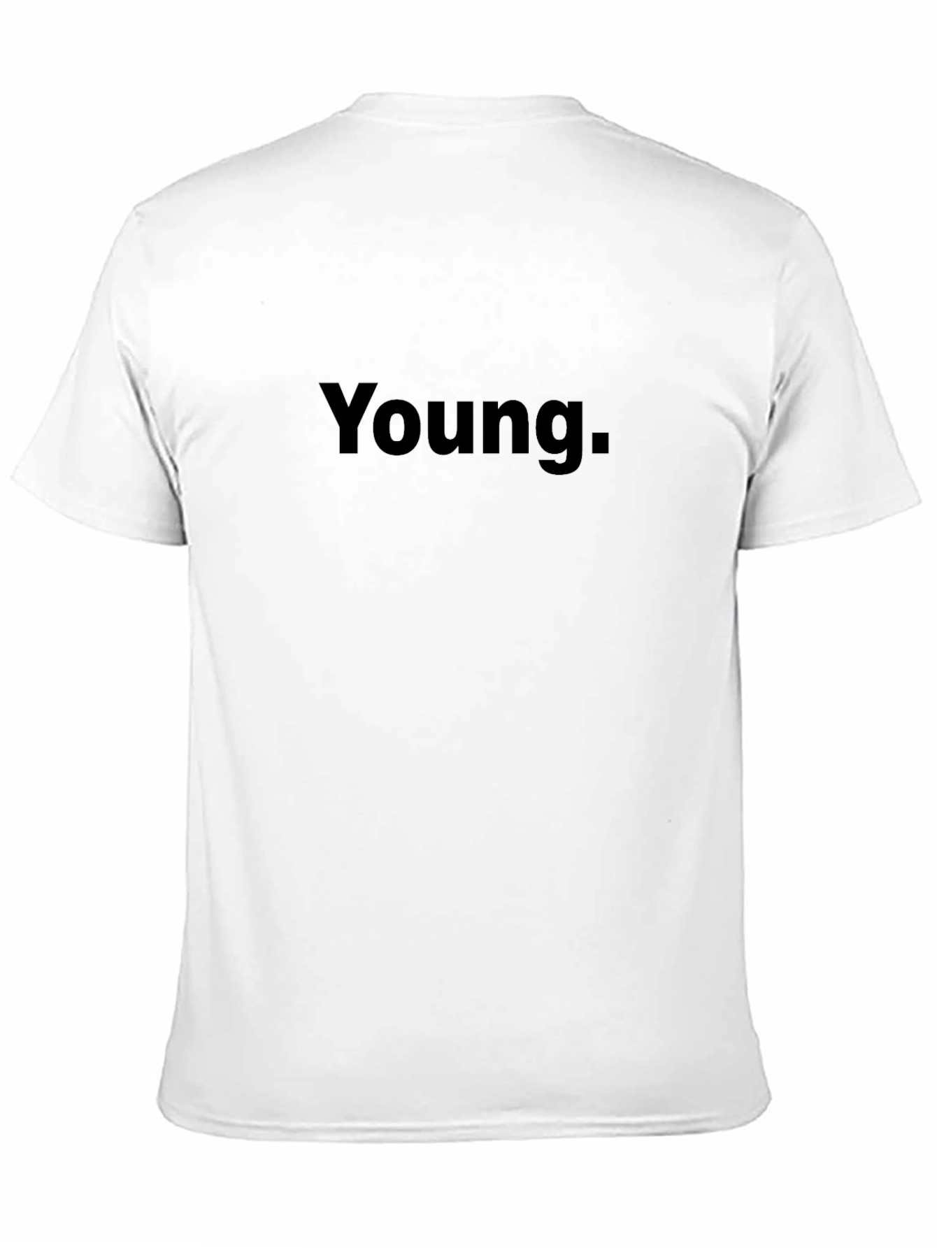 Young Black Graphic Tee