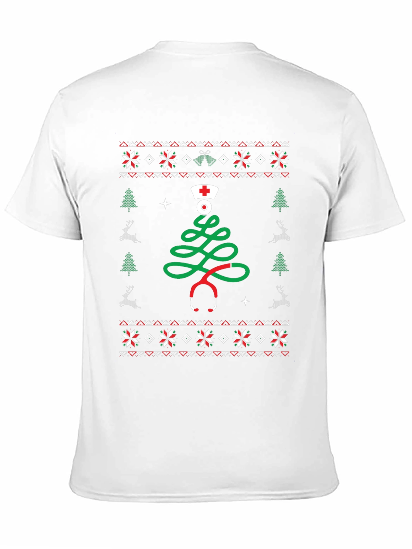 Nurse Ugly Christmas Sweater T-Shirt