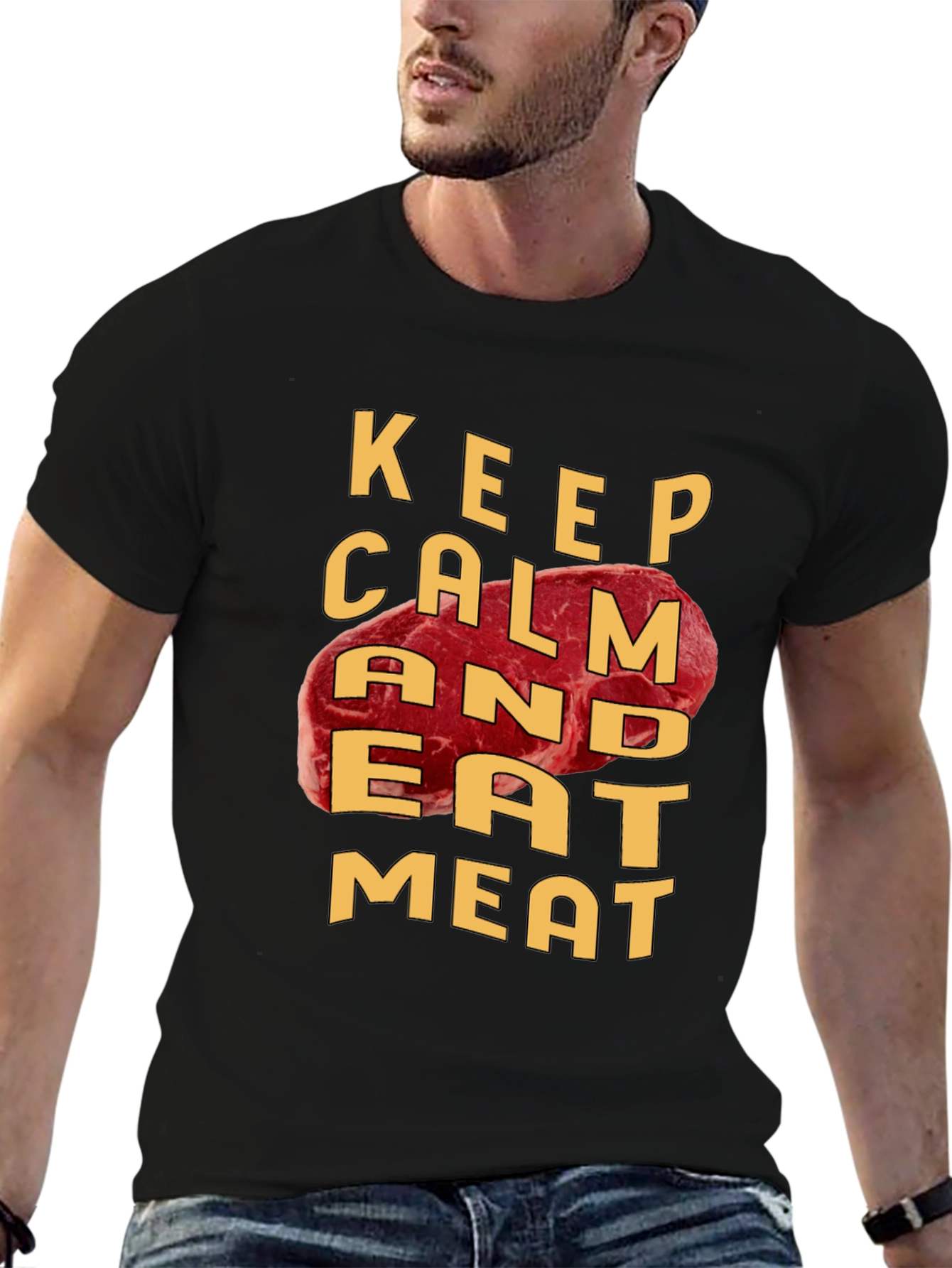 Keep Calm and Eat Meat T-Shirt