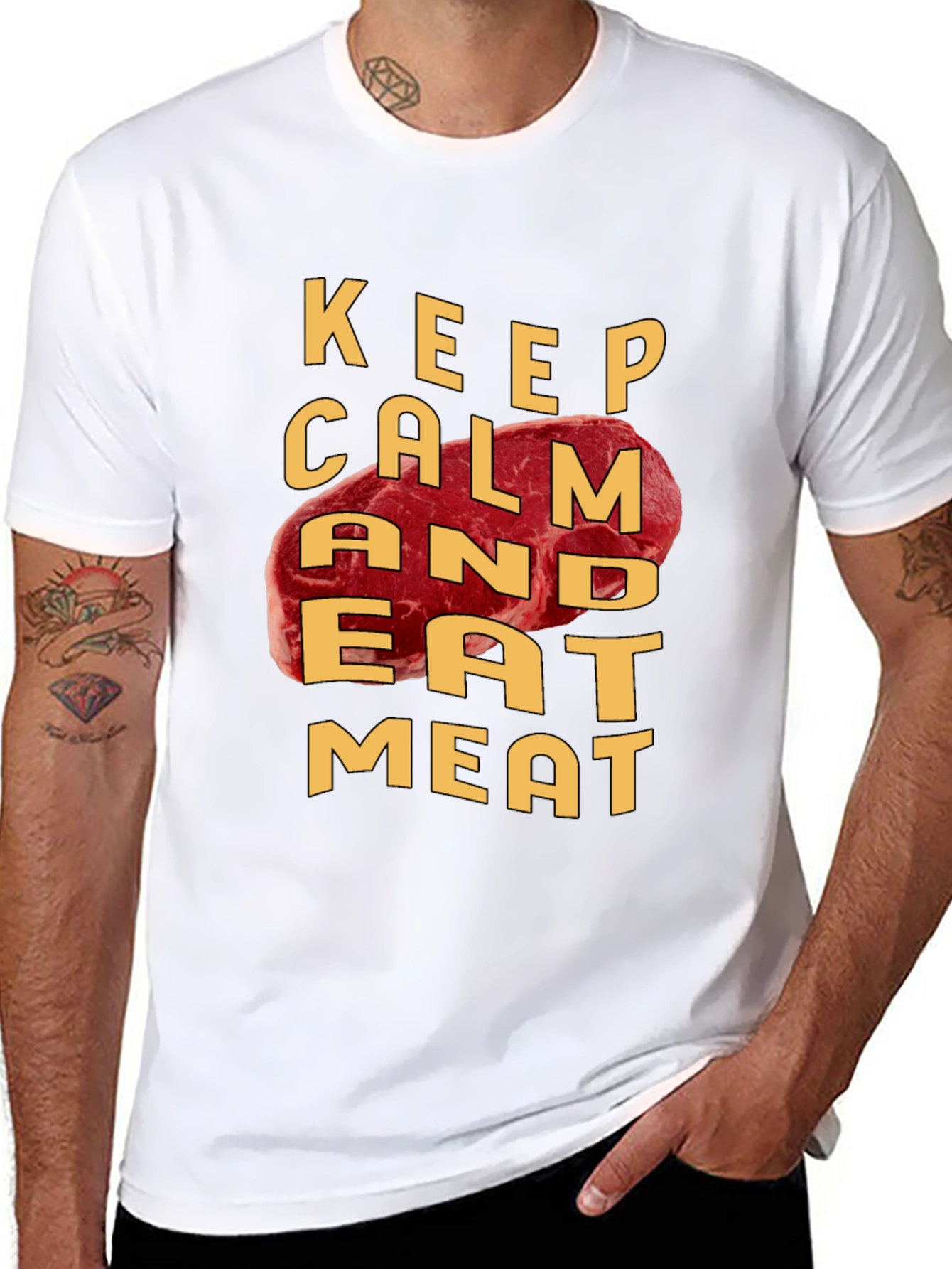 Keep Calm and Eat Meat T-Shirt