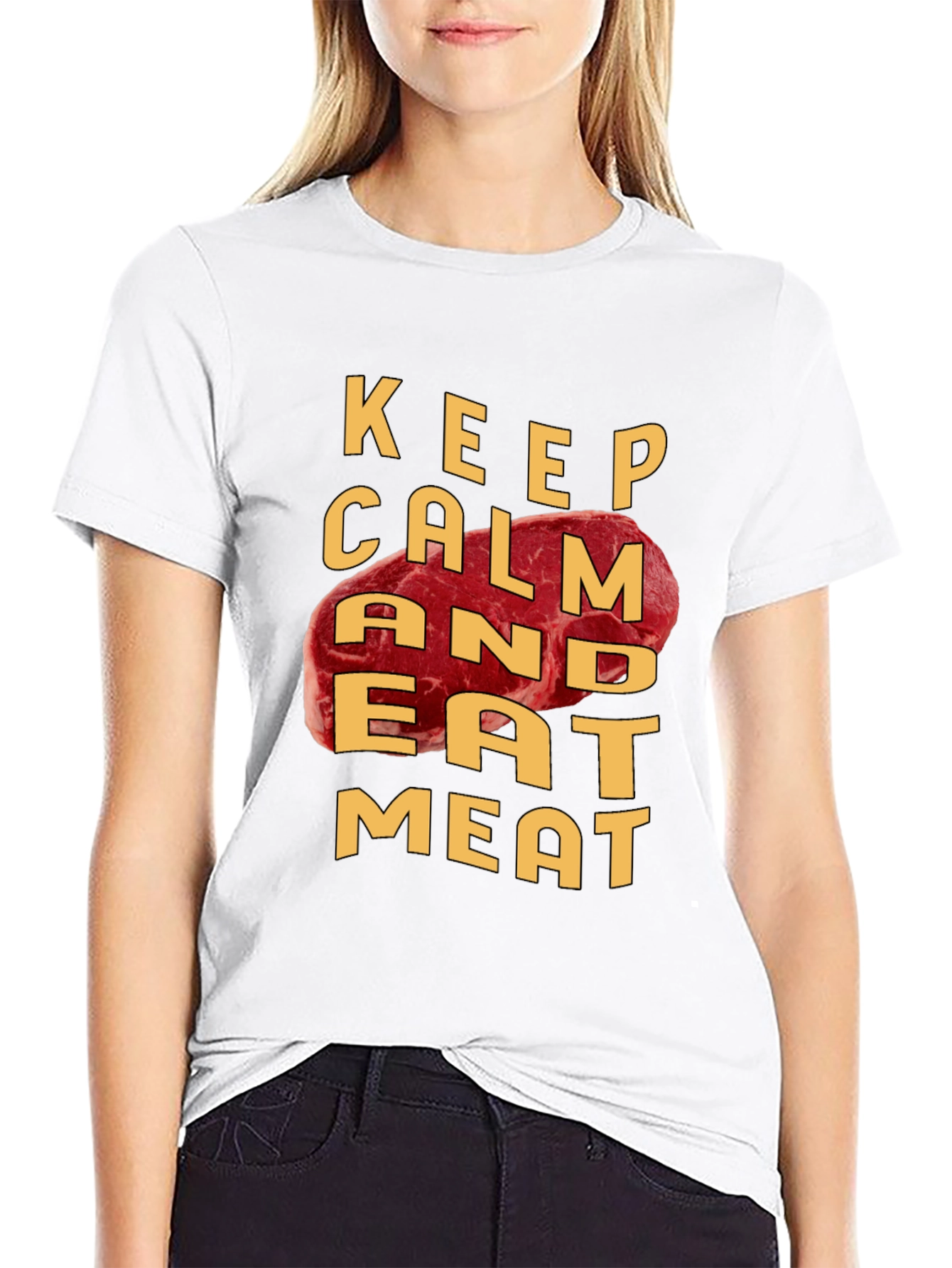 Keep Calm and Eat Meat T-Shirt