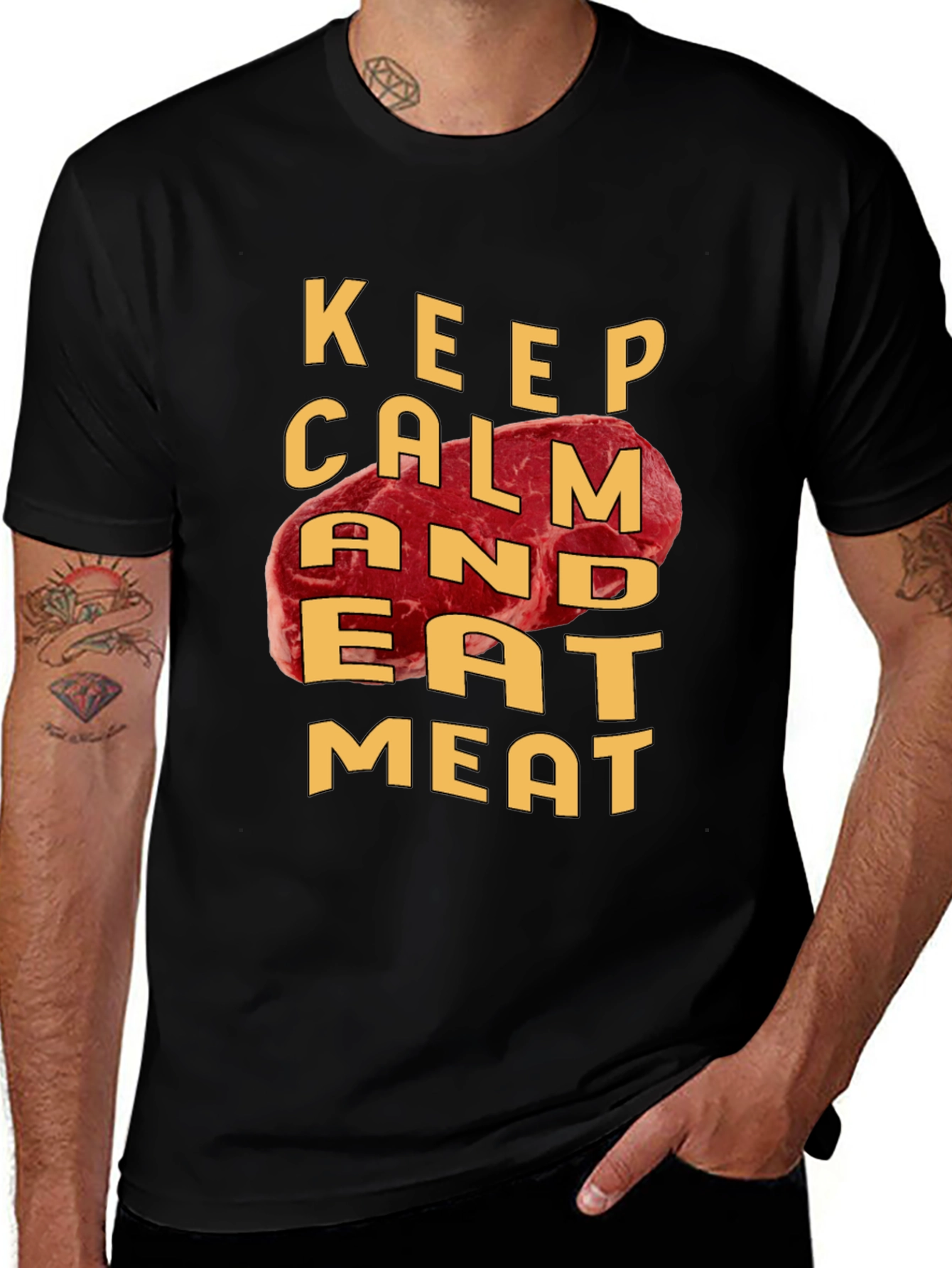 Keep Calm and Eat Meat T-Shirt