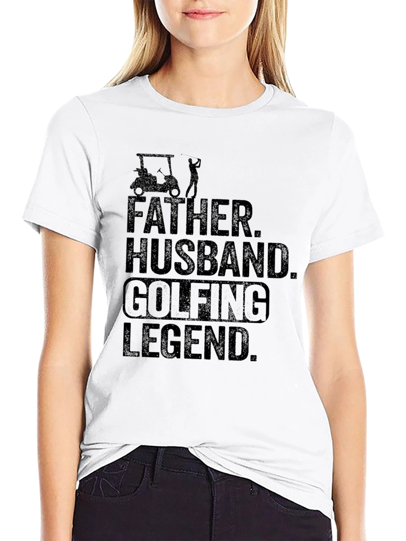Father Husband Golfing Legend T-Shirt