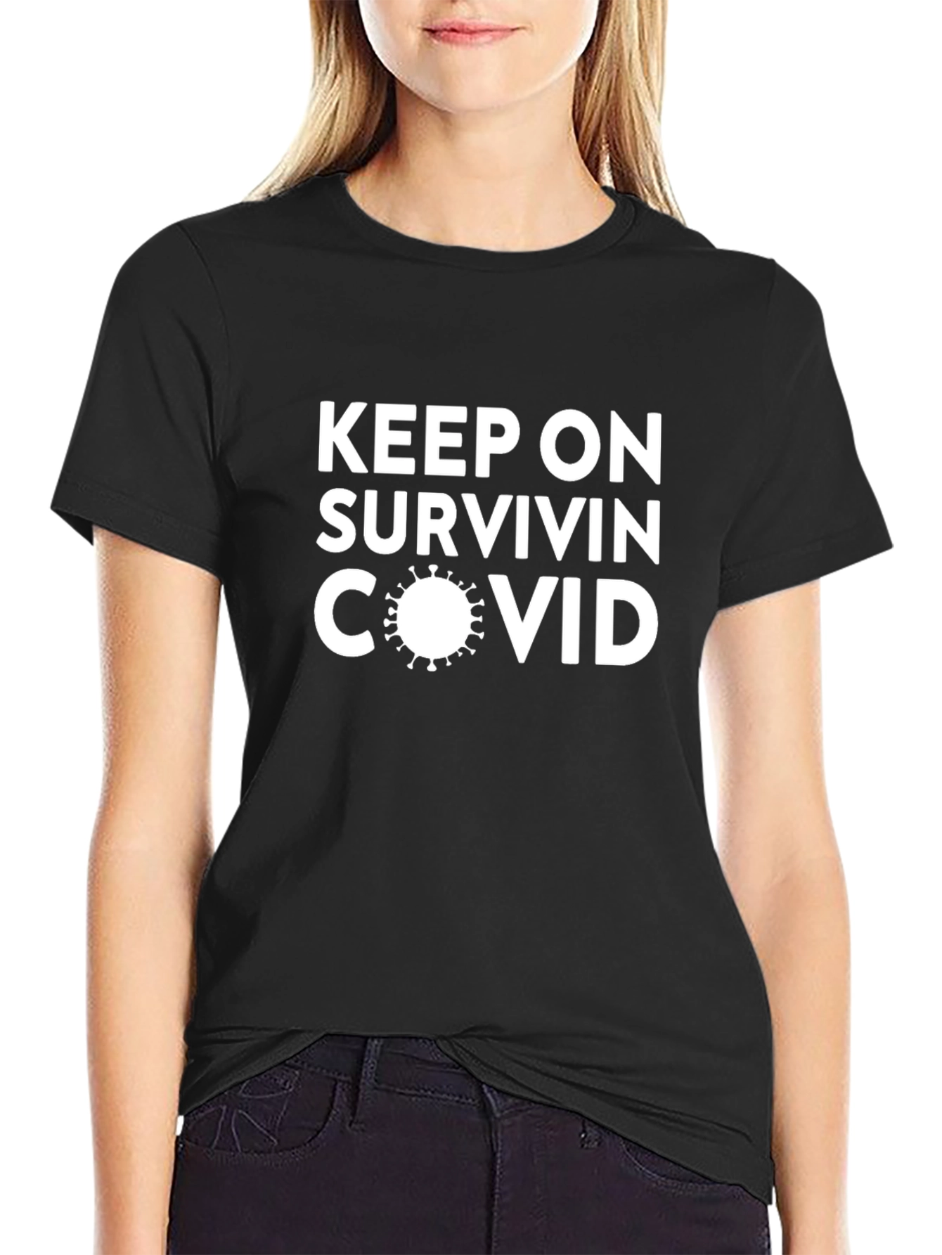 Keep On Survivin COVID Graphic Tee