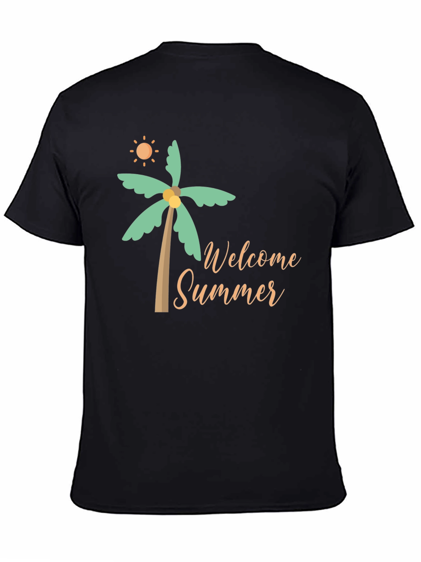 Welcome Summer Black T-Shirt