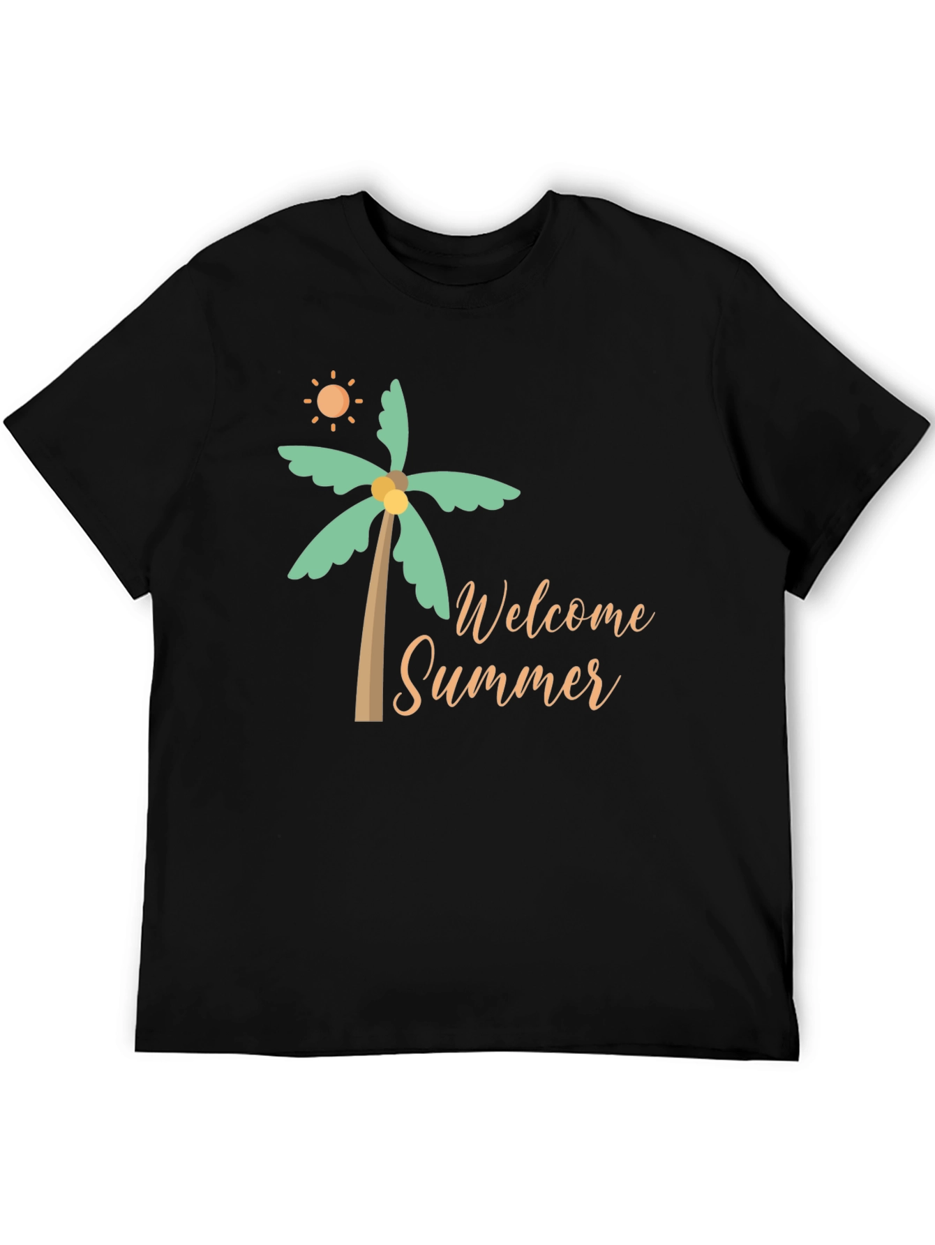 Welcome Summer Black T-Shirt