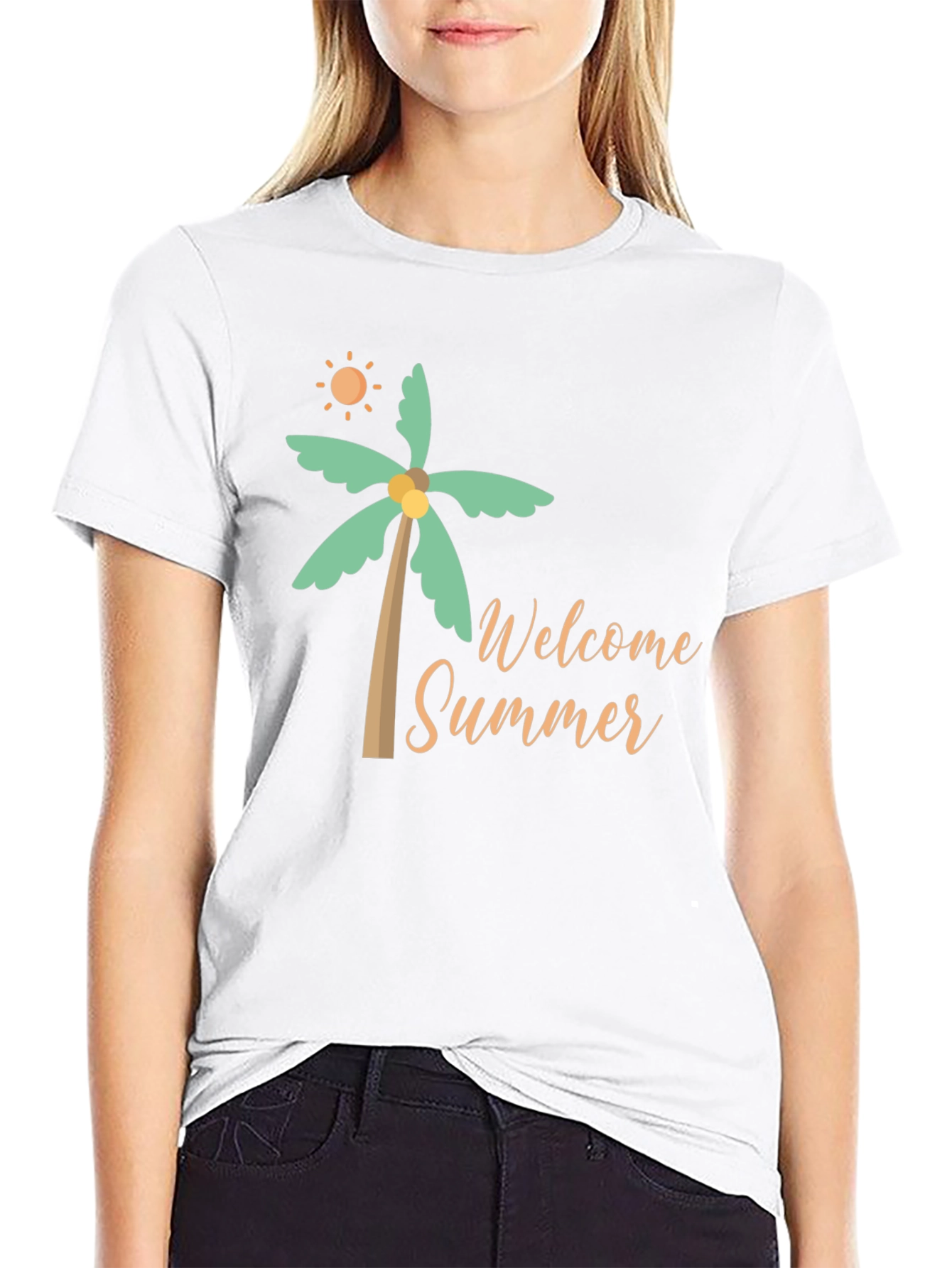 Welcome Summer Black T-Shirt