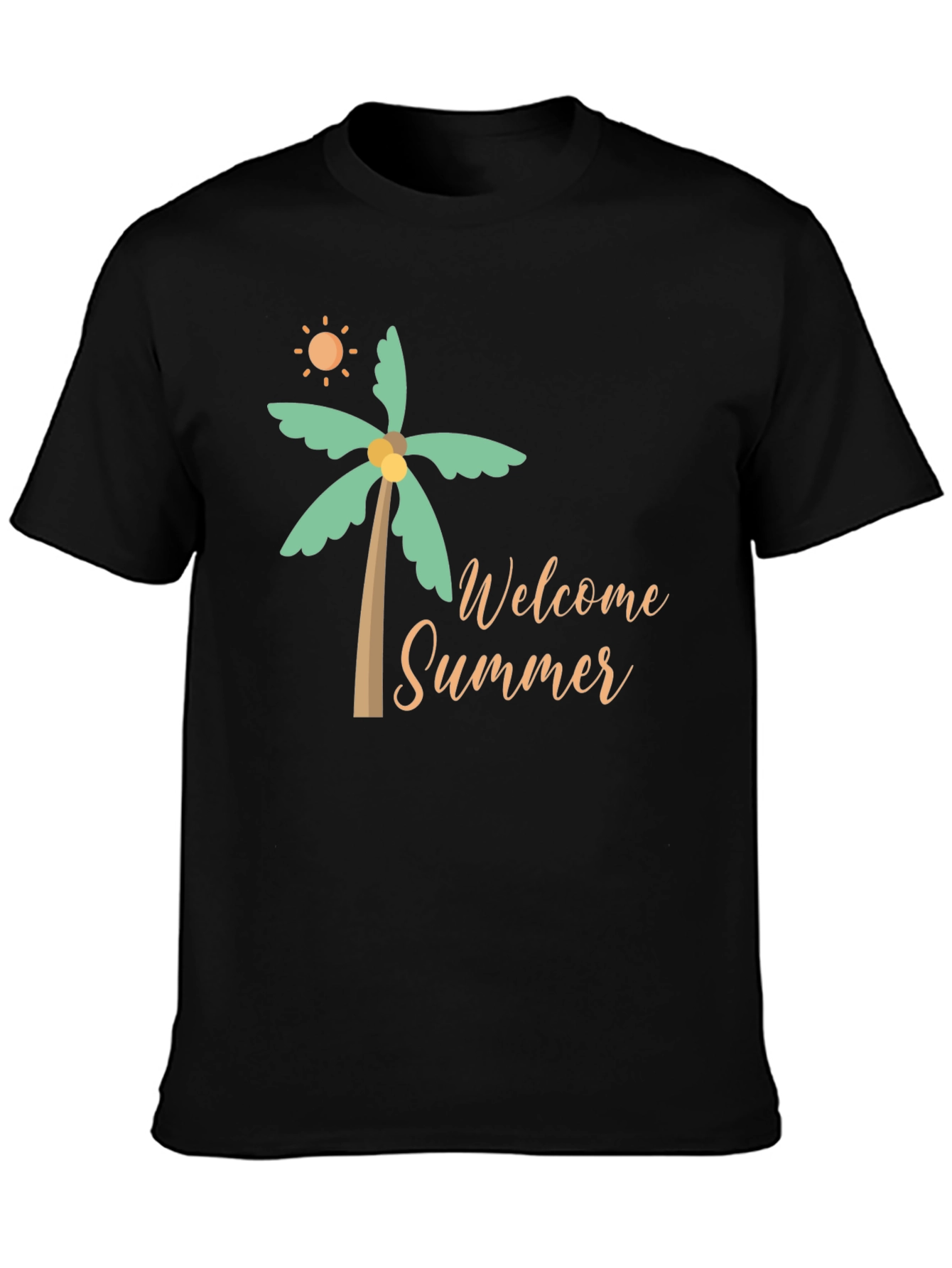 Welcome Summer Black T-Shirt