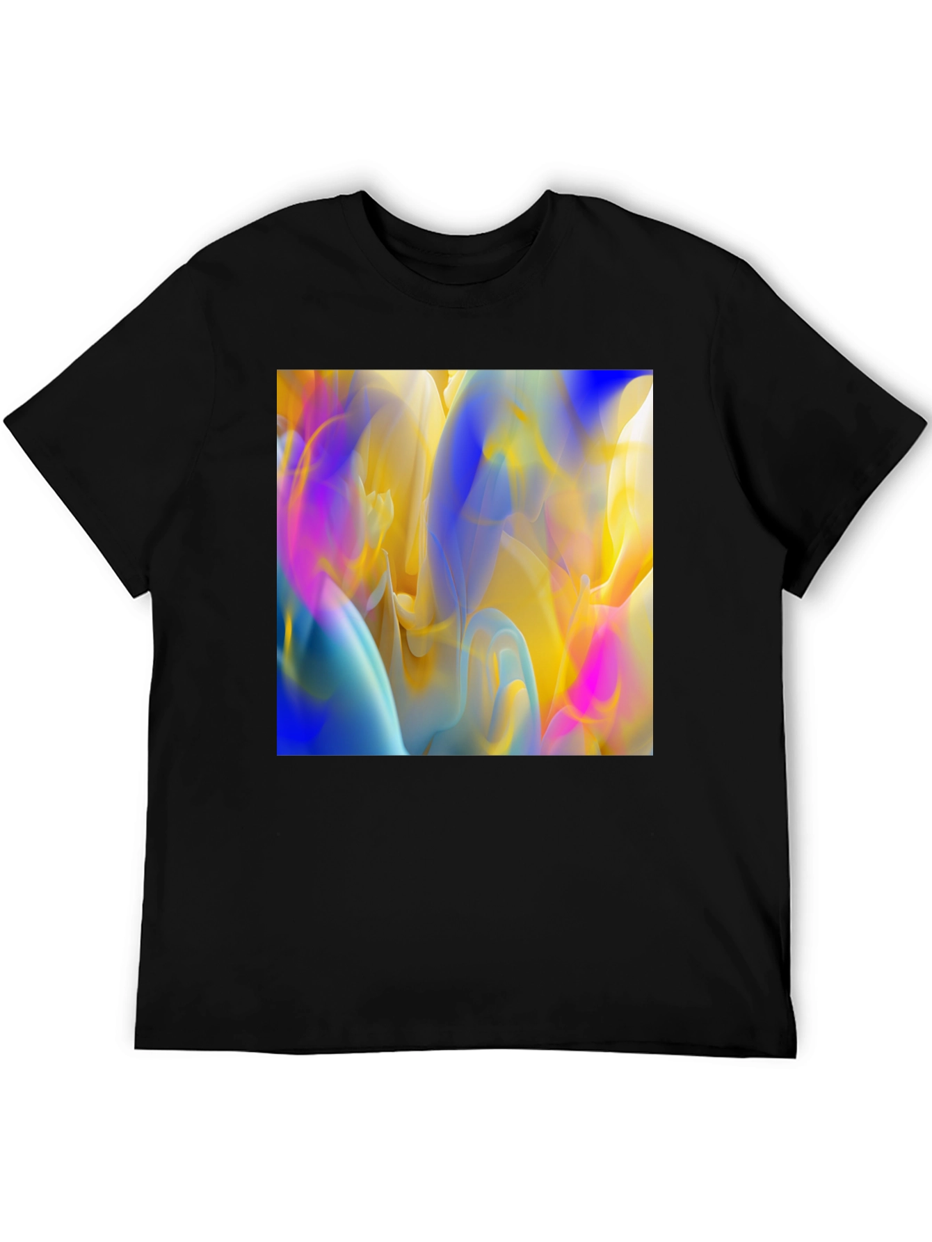 Abstract Art Black T-Shirt