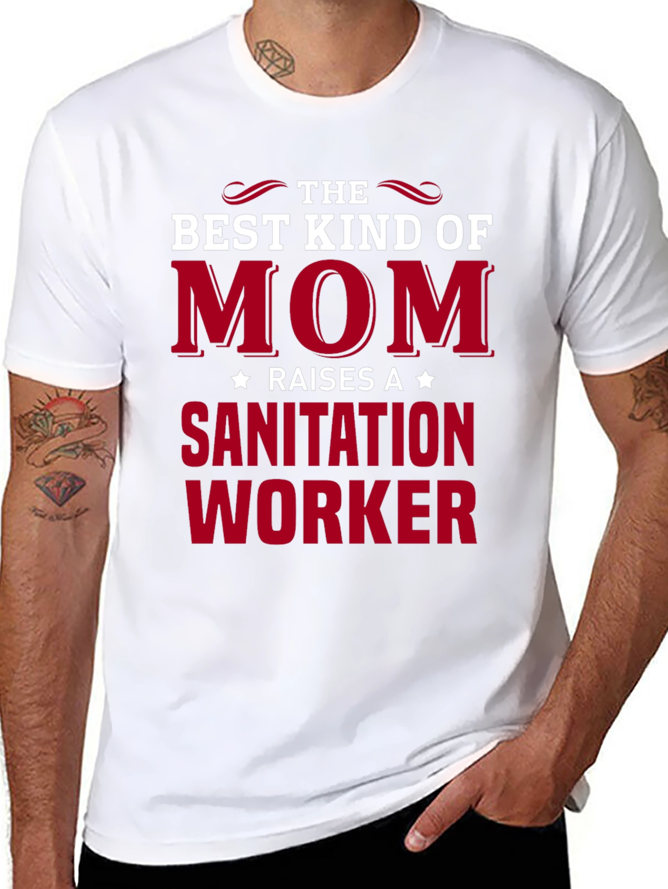 Best Kind of Mom Raises Sanitation Worker T-Shirt
