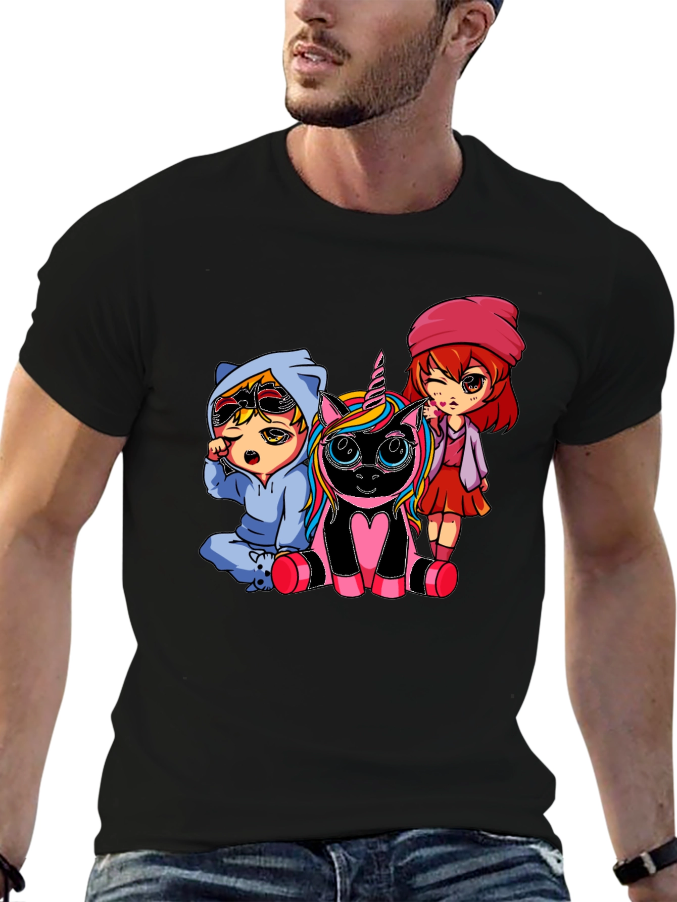 Anime Cartoon Graphic T-Shirt