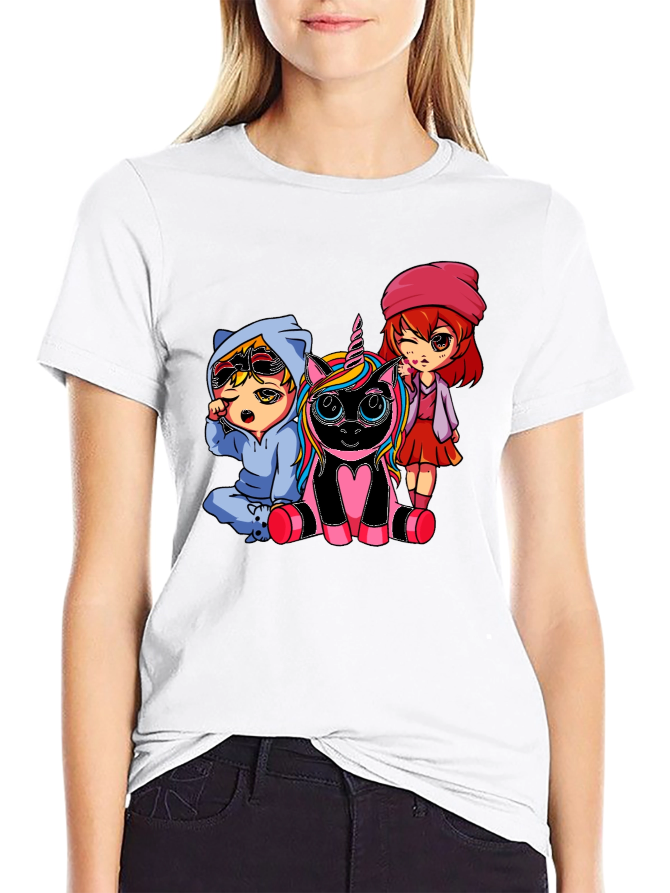 Anime Cartoon Graphic T-Shirt
