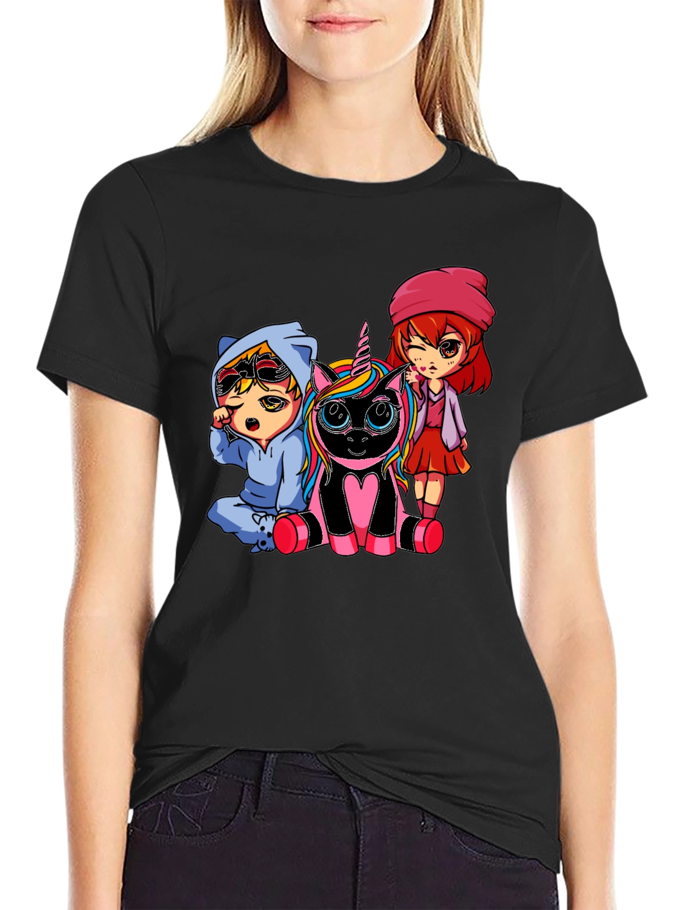 Anime Cartoon Graphic T-Shirt
