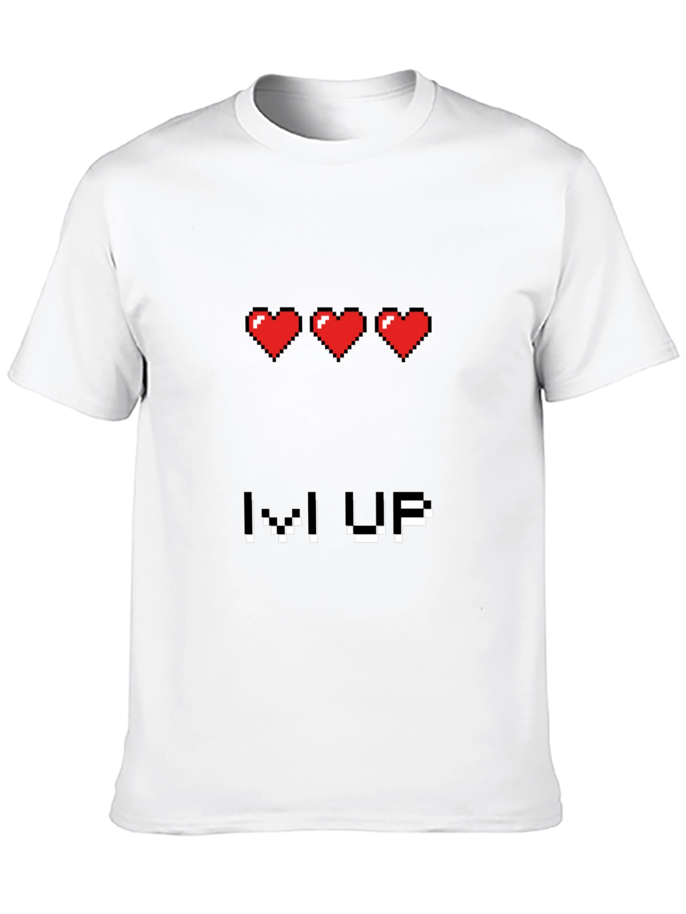 Pixel Heart Level Up Gamer T-Shirt