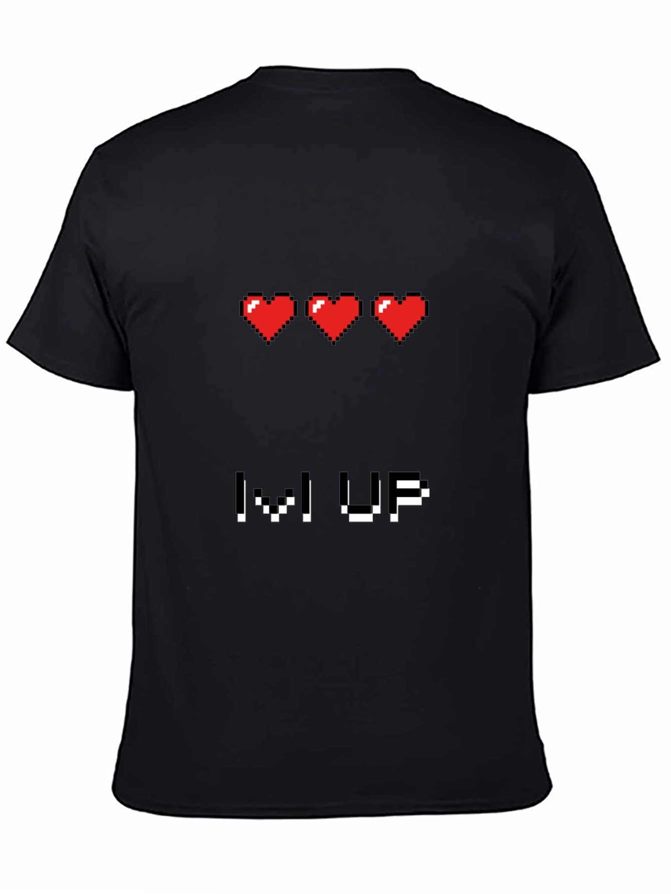 Pixel Heart Level Up Gamer T-Shirt