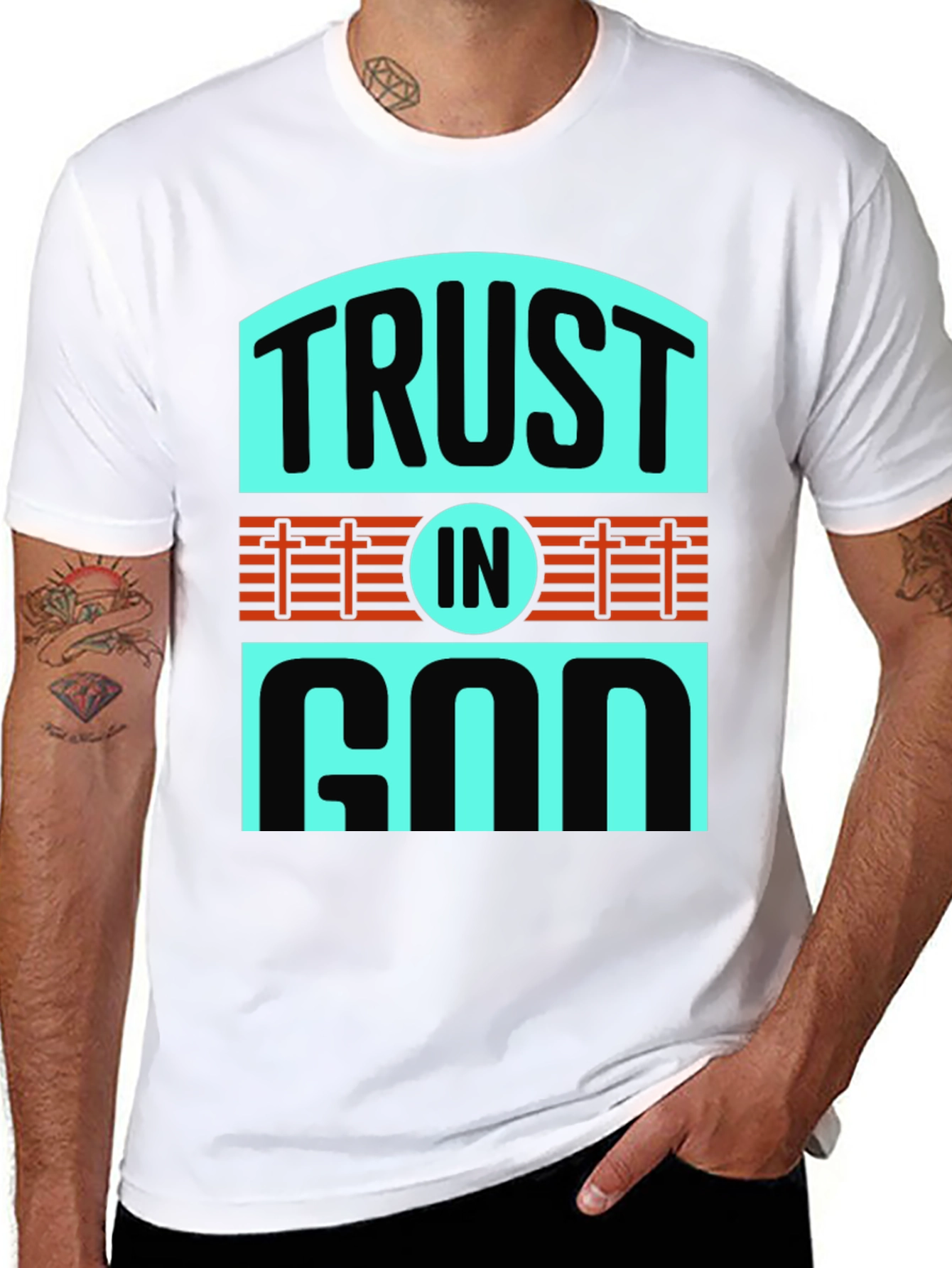 Trust in God Graphic Tee - Christian Faith T-Shirt