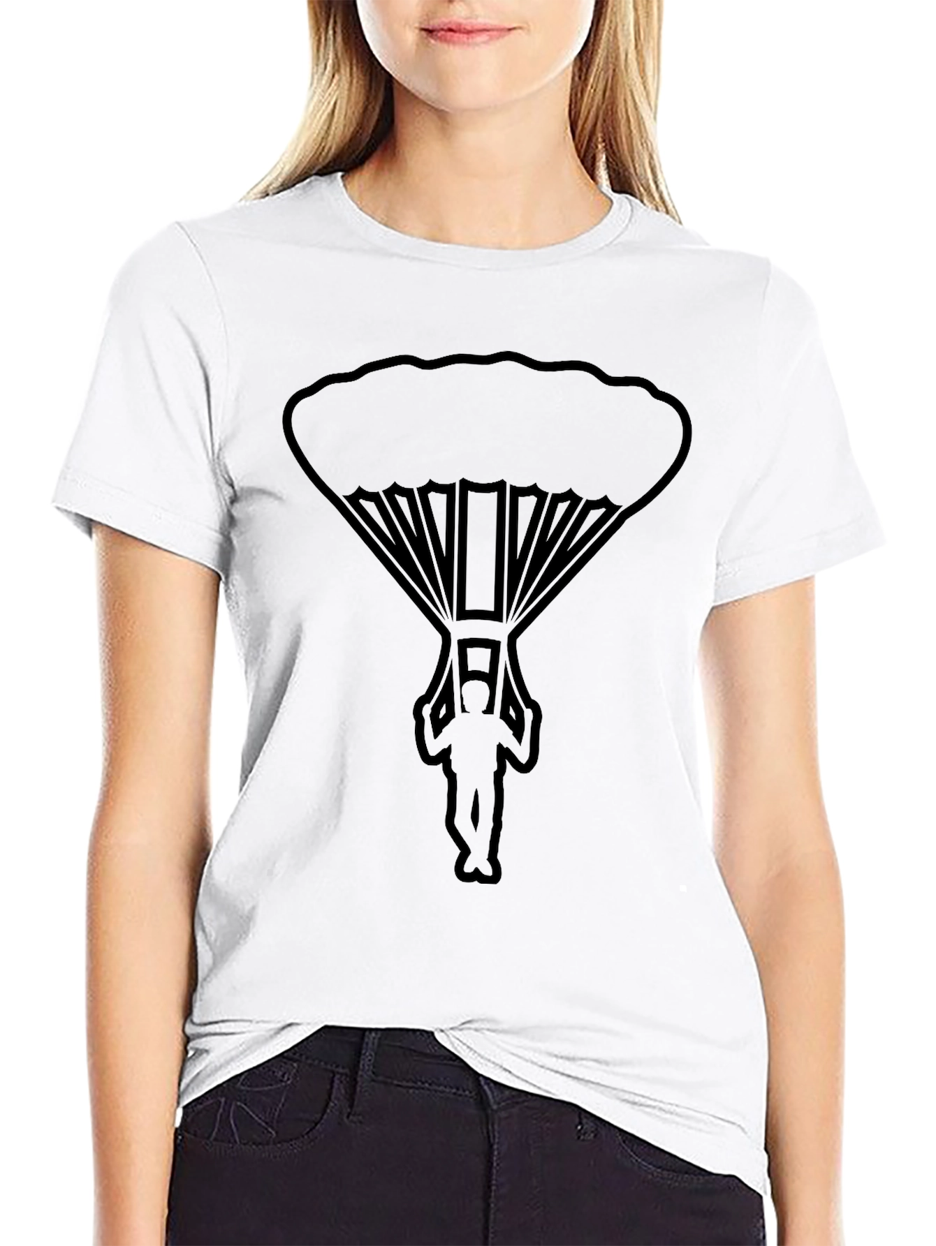 Parachute Graphic Tee - Skydiving Adventure Shirt