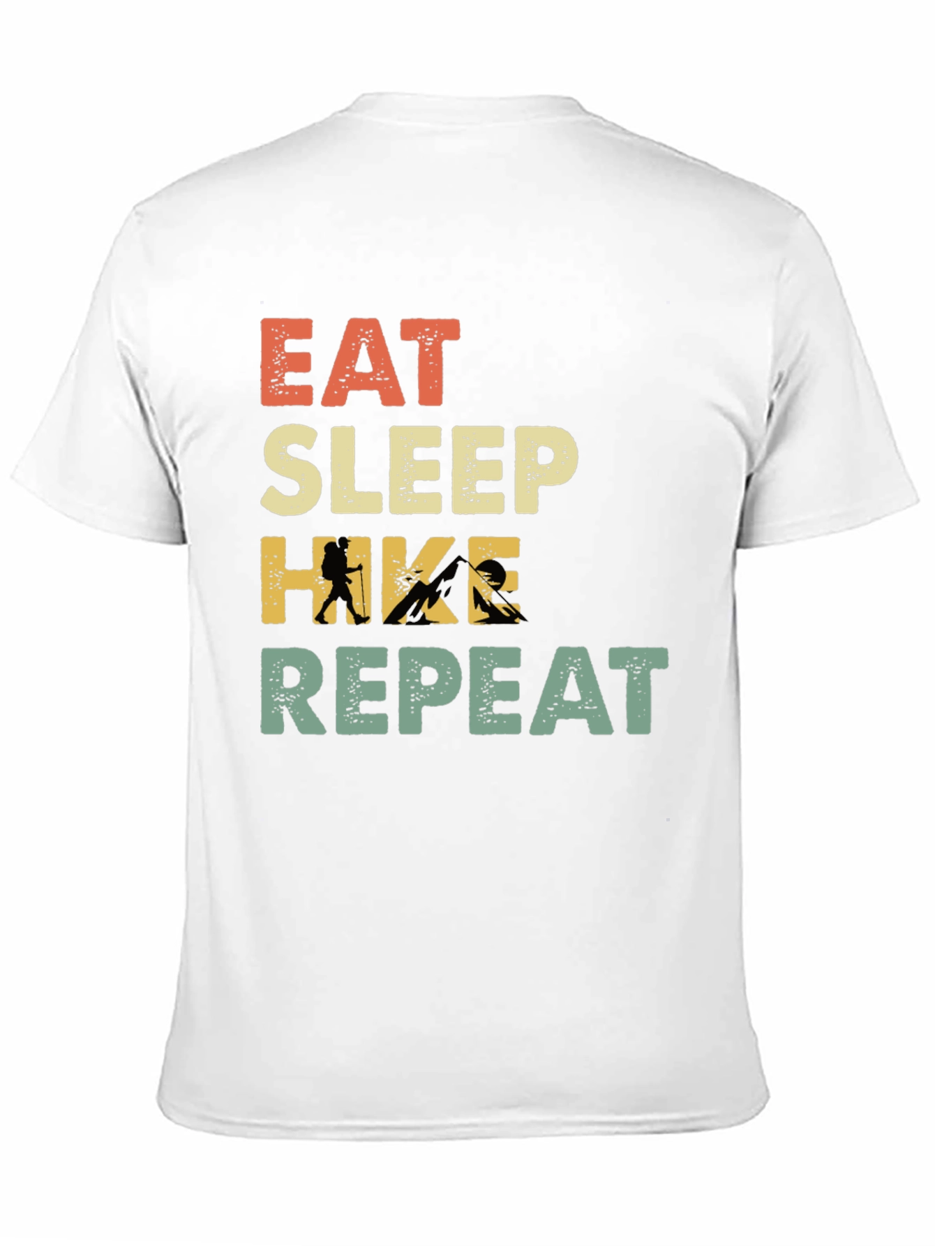 Eat Sleep Hike Repeat T-Shirt - Hiking Adventure Tee