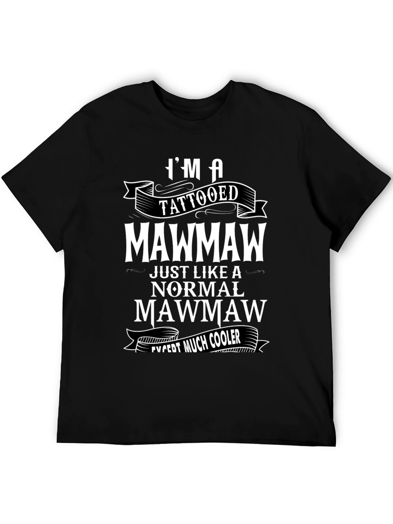 Tattooed Mawmaw Novelty Graphic T-Shirt