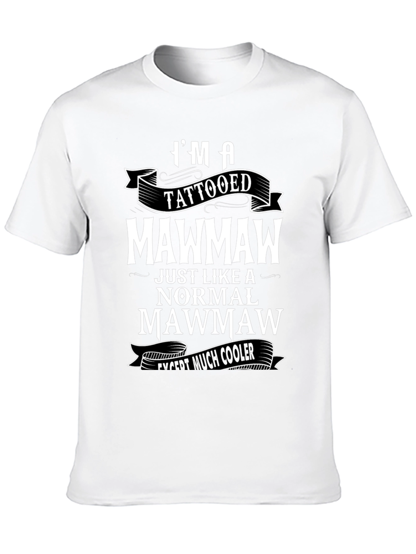 Tattooed Mawmaw Novelty Graphic T-Shirt